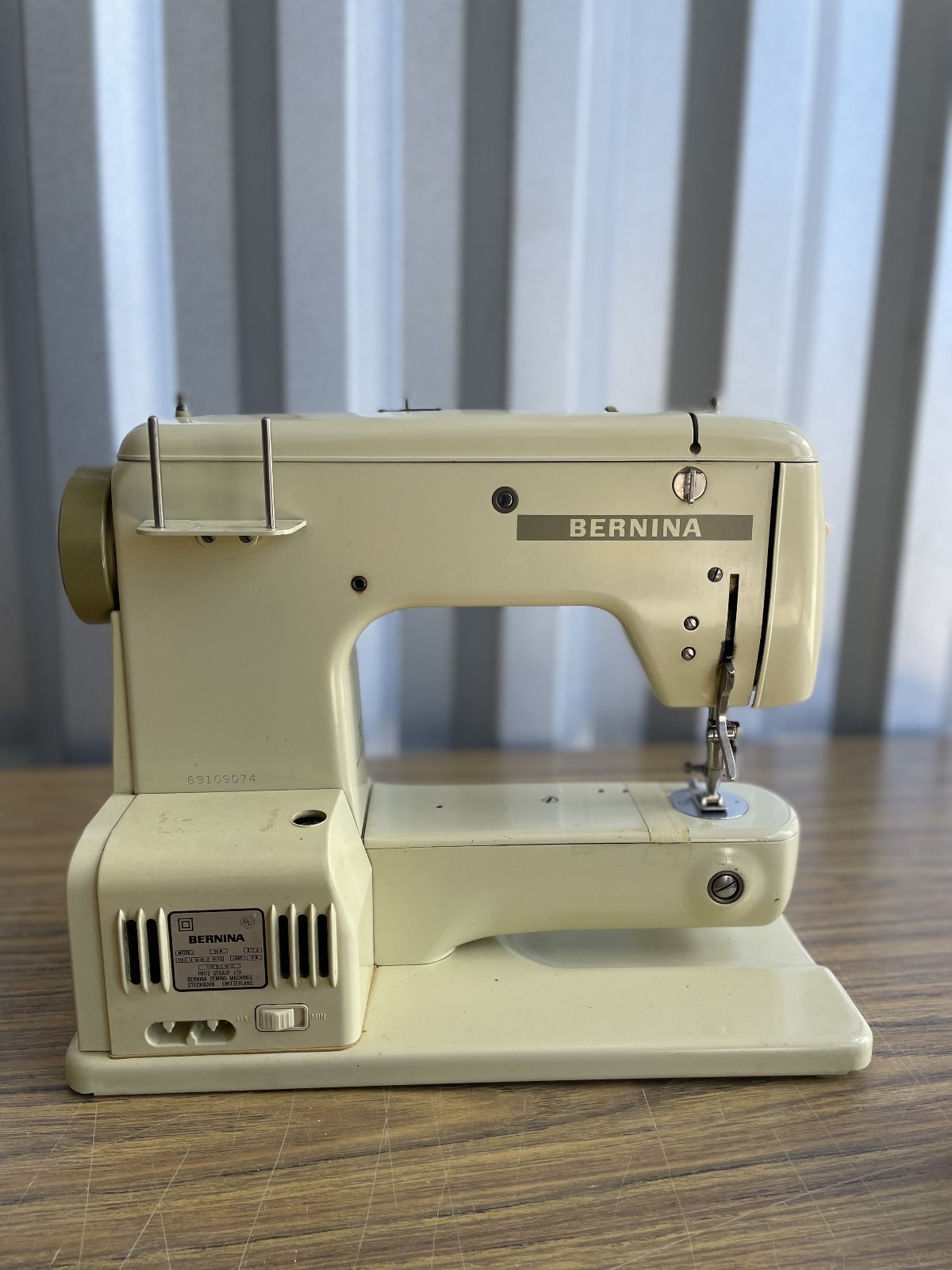 Bernina 707 Minimatic Sewing Machine W/Pedal Tested and Works