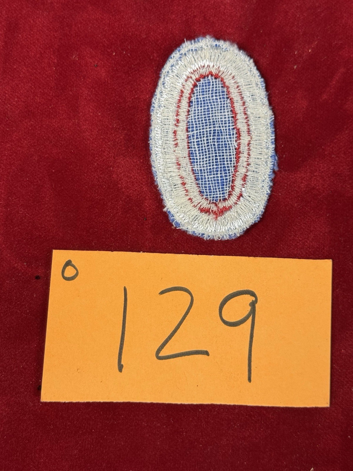 WW2 US 11th Airborne Jump Oval O129