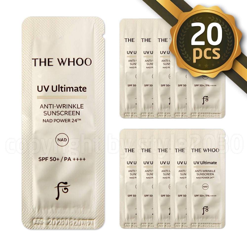 The history of Whoo UV Ultimate ANTI-WRINKLE SUNSCREEN 1ml x 20pcs SPF 50+