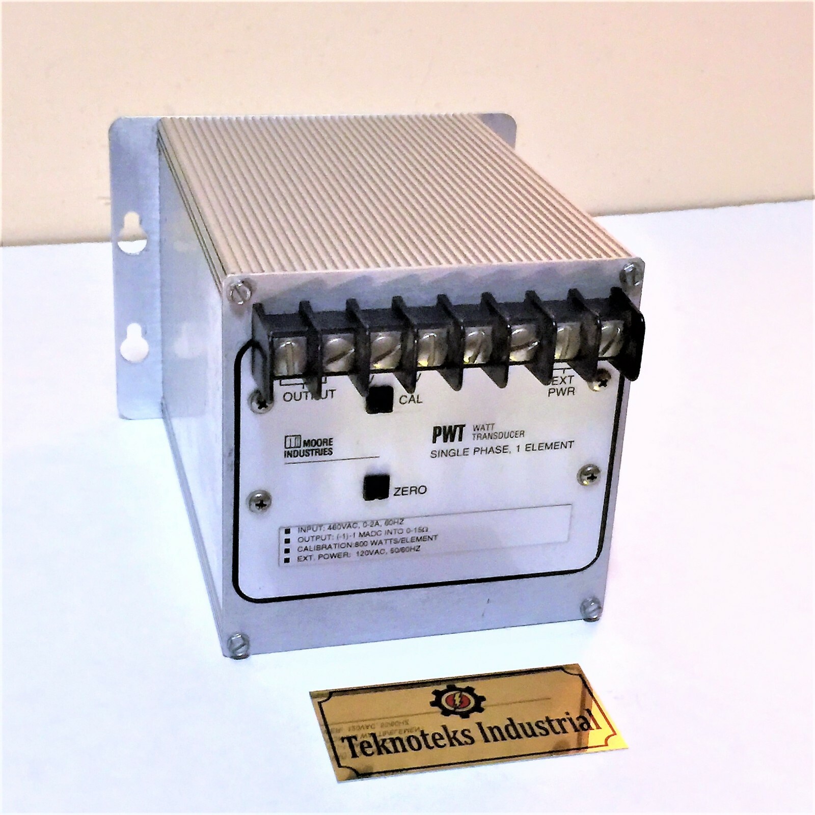 MOORE INDUSTRIES PWT/460AC,2A/(-1)-1MA/1E-120AC(SM) WATT TRANSDUCER