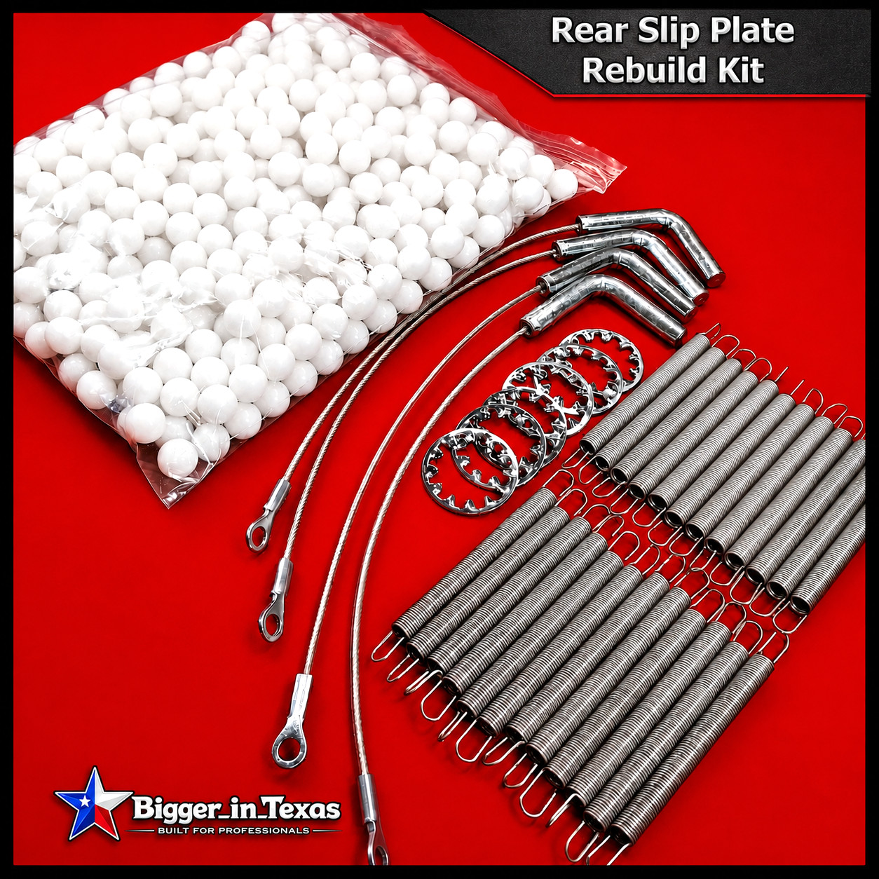 Rear Slip Plate Repair Kit Hunter L421 L424 Alignment Rack 3 Double Row Rings