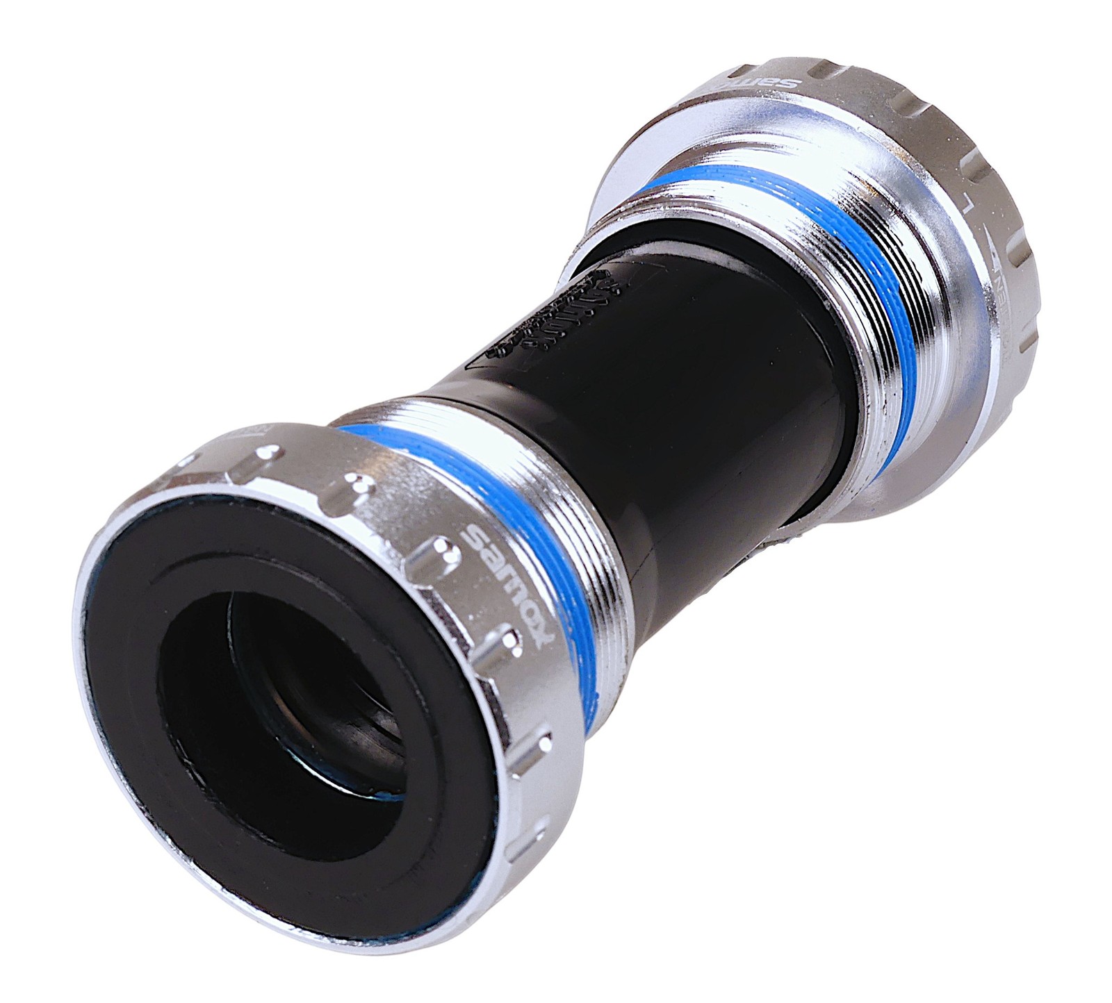 Samox Euro Outboard BSA bottom bracket for 24mm spindle, 68/73mm shell SILVER