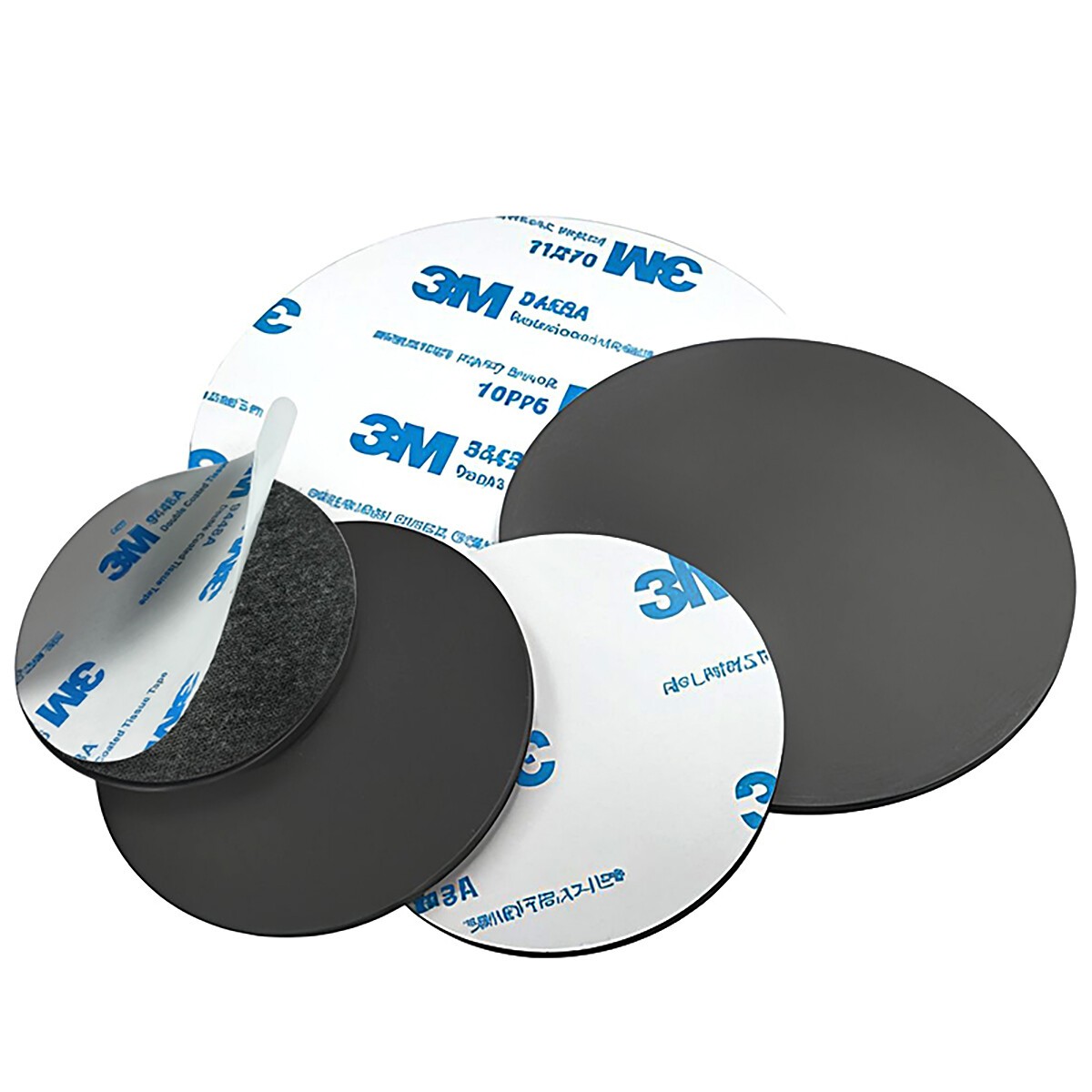 Self Adhesive Rubber Feet Round - Anti-slip, 10mm–150mm Dia, 1mm–10mm Thick