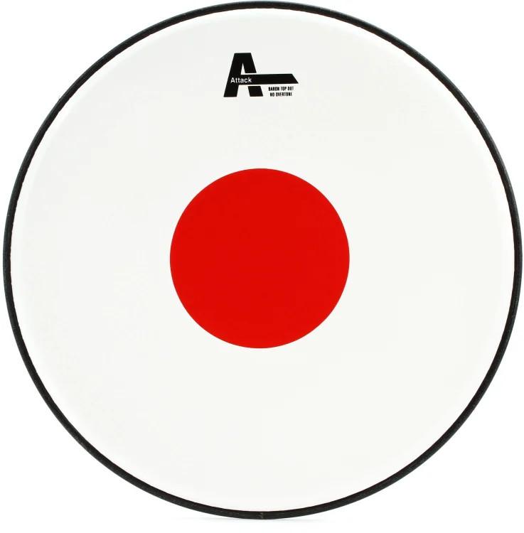 Attack Baron Top Dot Coated Snare Drum Batter Head - 13-inch