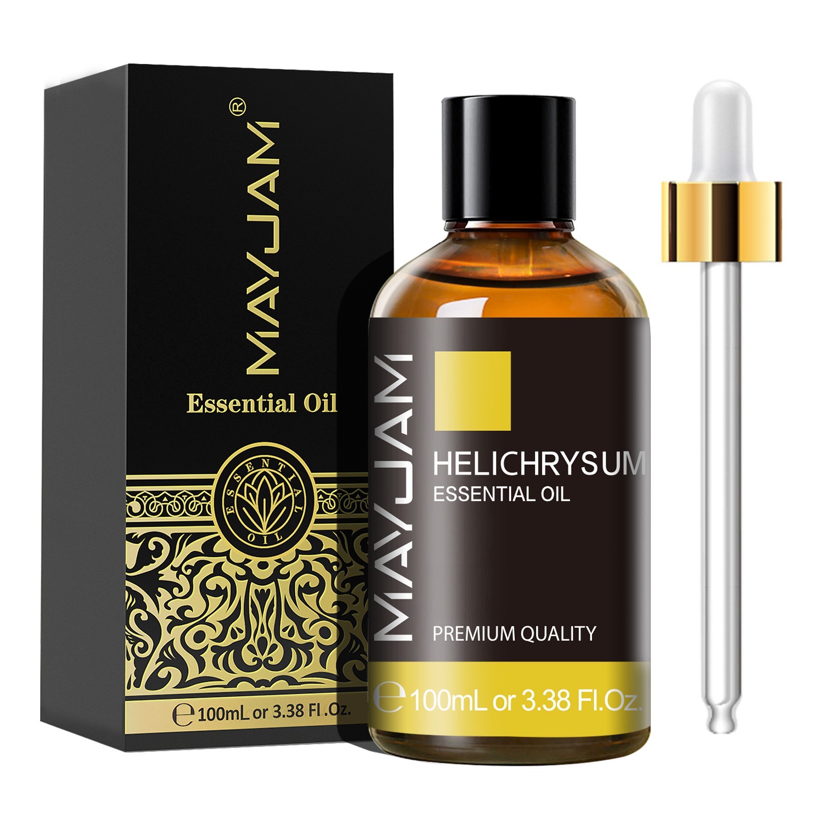 MAYJAM 100ml Helichrysum Essential Oil 100% Pure Undiluted Natural Massage Skin