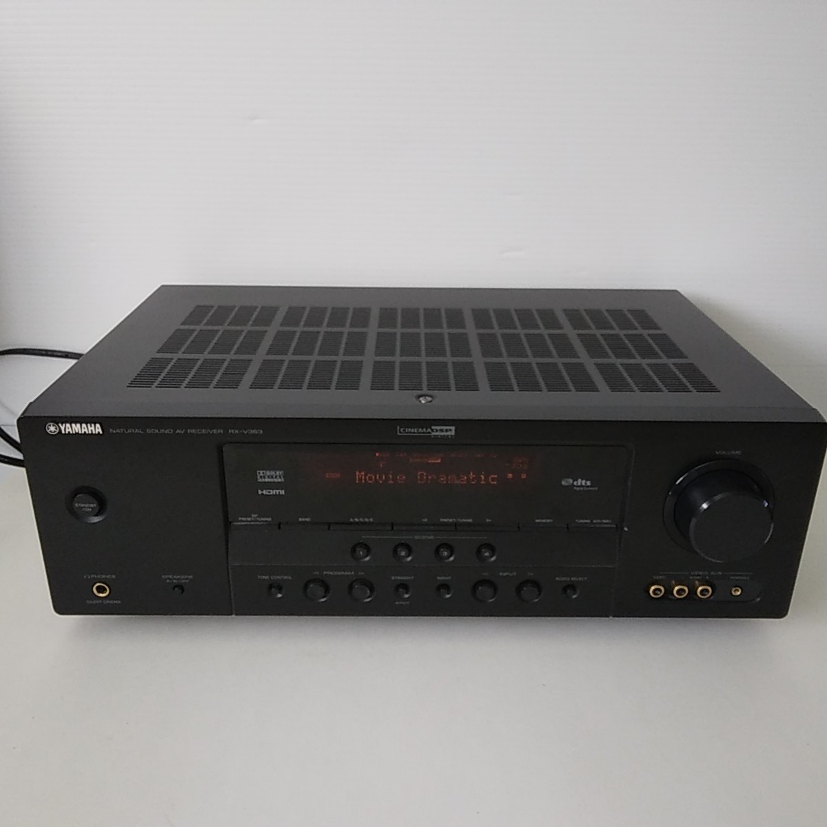Yamaha RX-V363 5.1 Channel Stereo Receiver-240 Watt-No Remote-Tested/Works