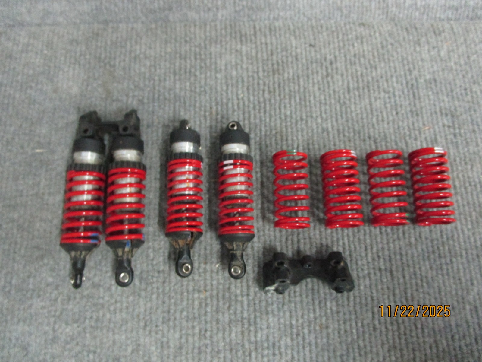 4 Traxxas E Revo Shocks w Springs