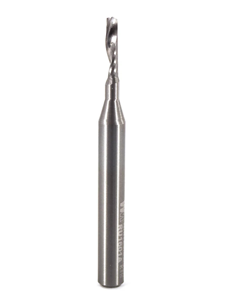 Whiteside RU1601A O-Flute Up Cut Spiral 1/4"SH, 1/8"CD, 1/2"CL