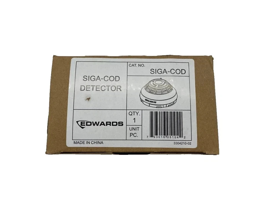 Edwards Est SIGA-COD Intelligent Carbon Monoxide Detector