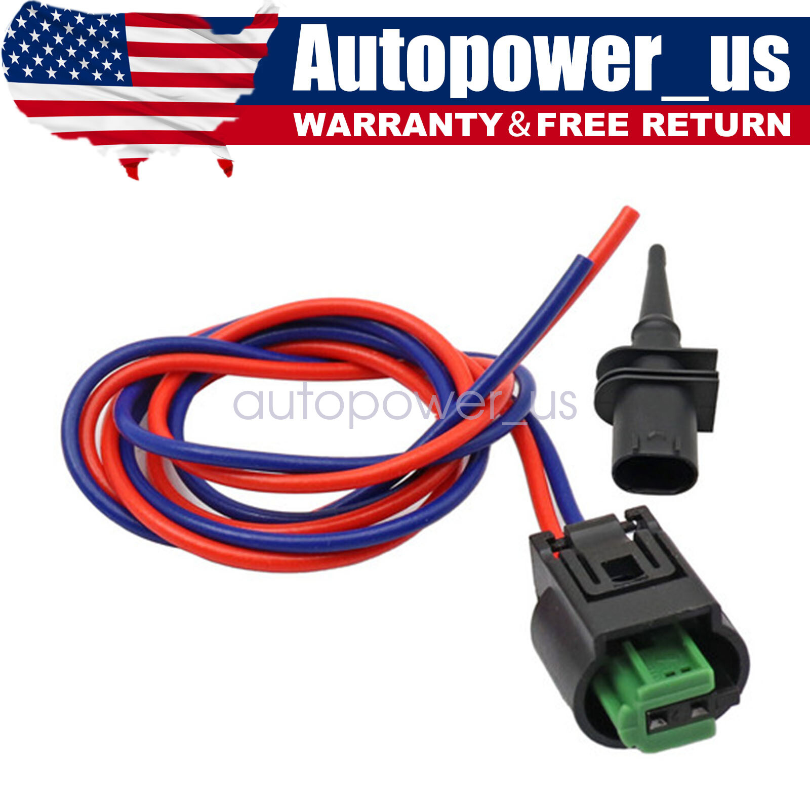 Ambient Outside Air Temperature Sensor & Pigtail Fit BMW 3 5 7 Series X1 X3 X5