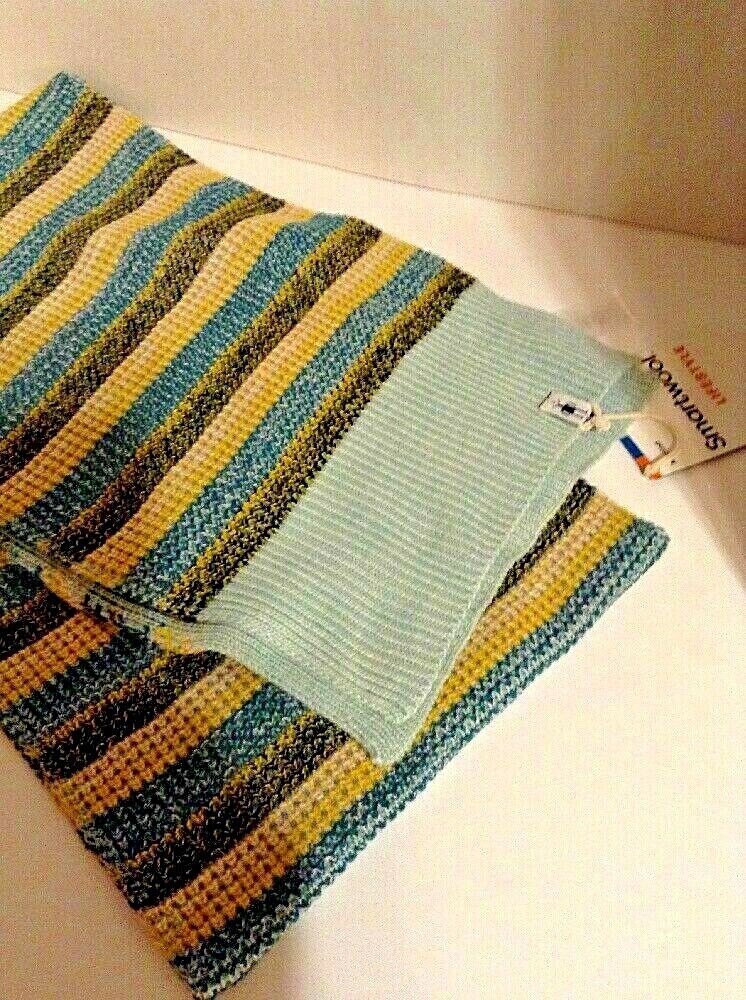 Smartwool Ski Hill Ombre Scarf Frosty Green Heather OSFM SW632-B89 MSRP $60.00