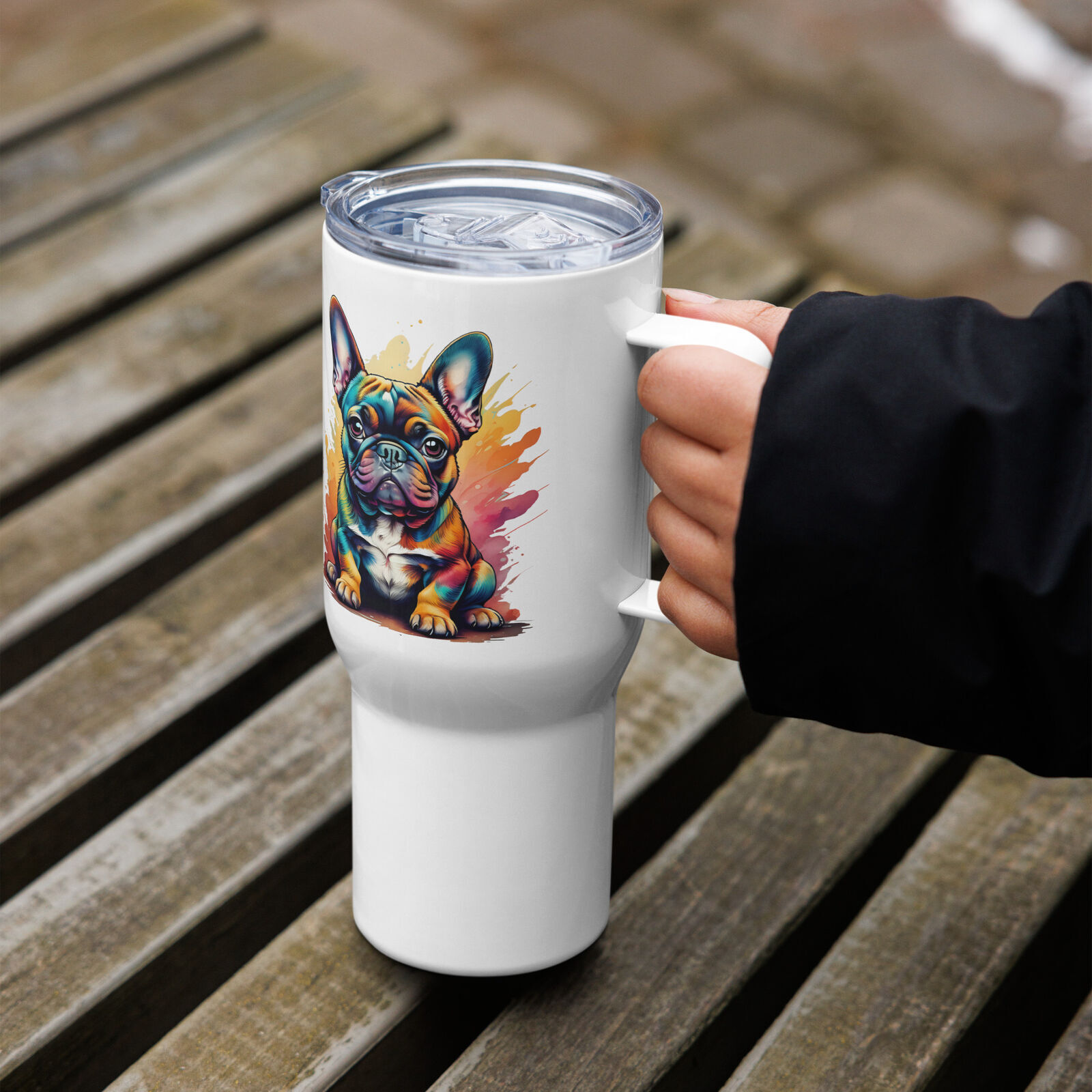 French Bulldog Tumbler | Travel Mug Tumblr