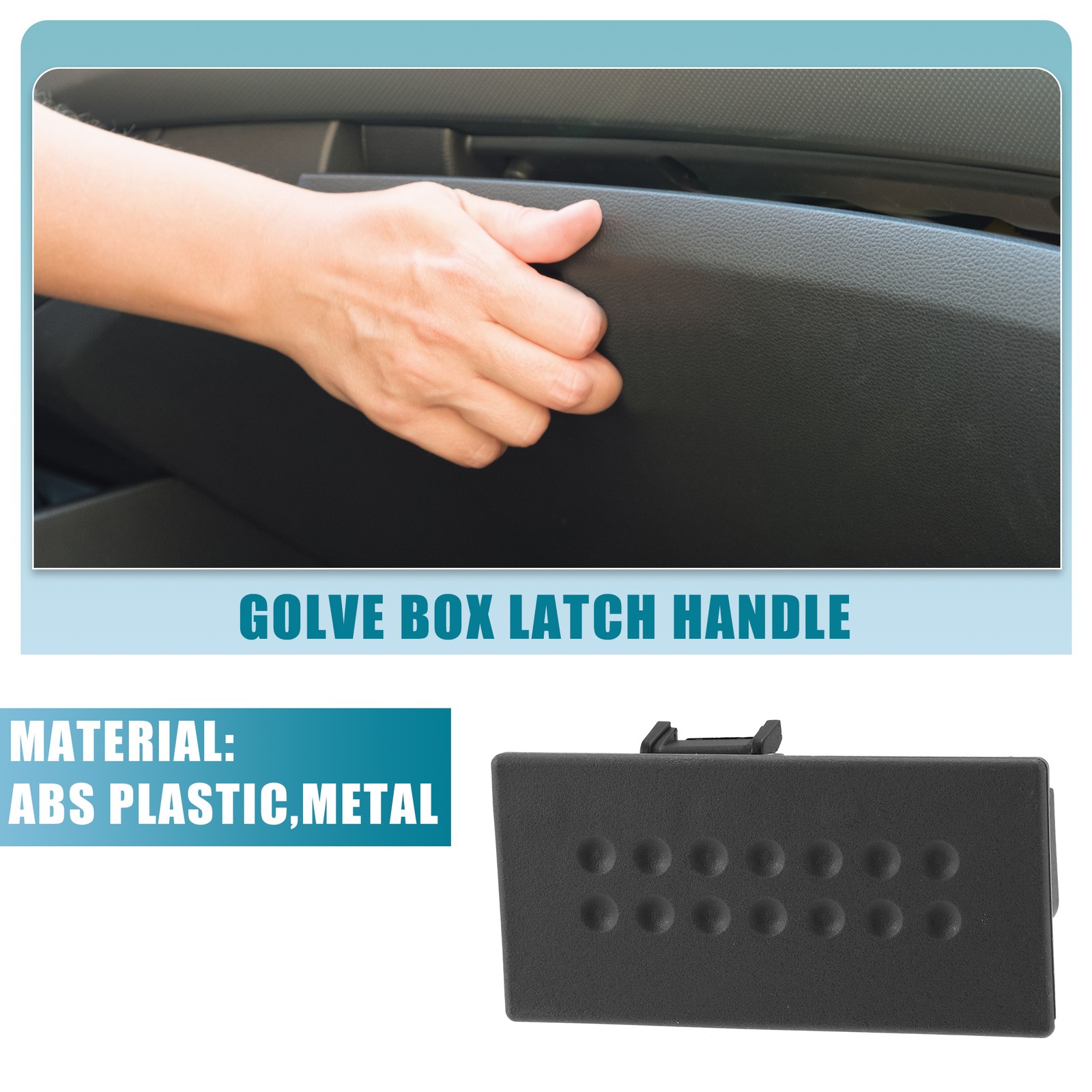 Glove Box Latch Handle for Dodge for Ram 1500 2500 3500 5JM53XDHAE Gray