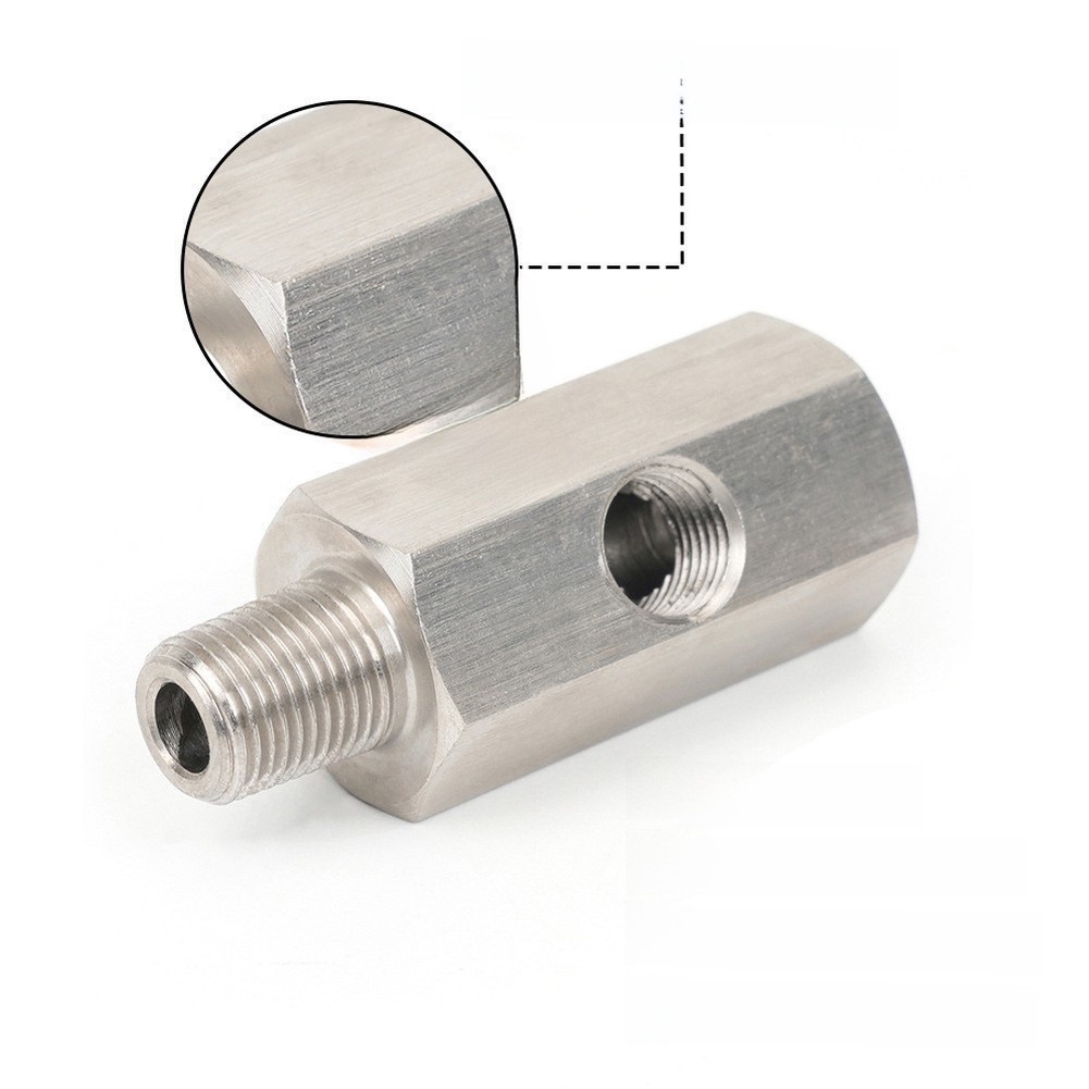 1/8 NPT Male Thread Stainless Steel Adapter for 12mm x 1.5 Pressure Sensors