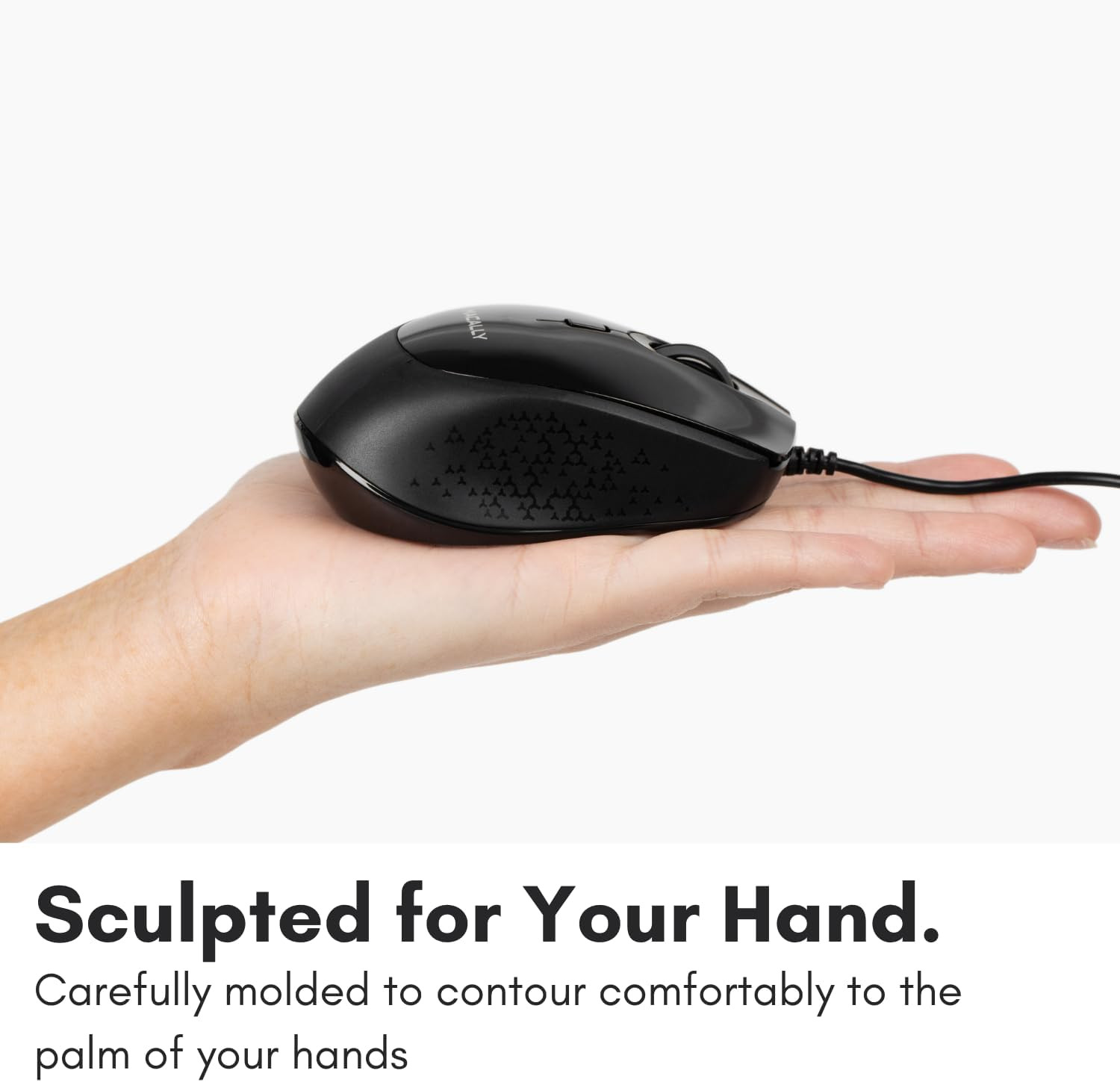 Macally USB C Mouse Wired - Precise, Comfortable, and Quiet - Type C Mouse for M