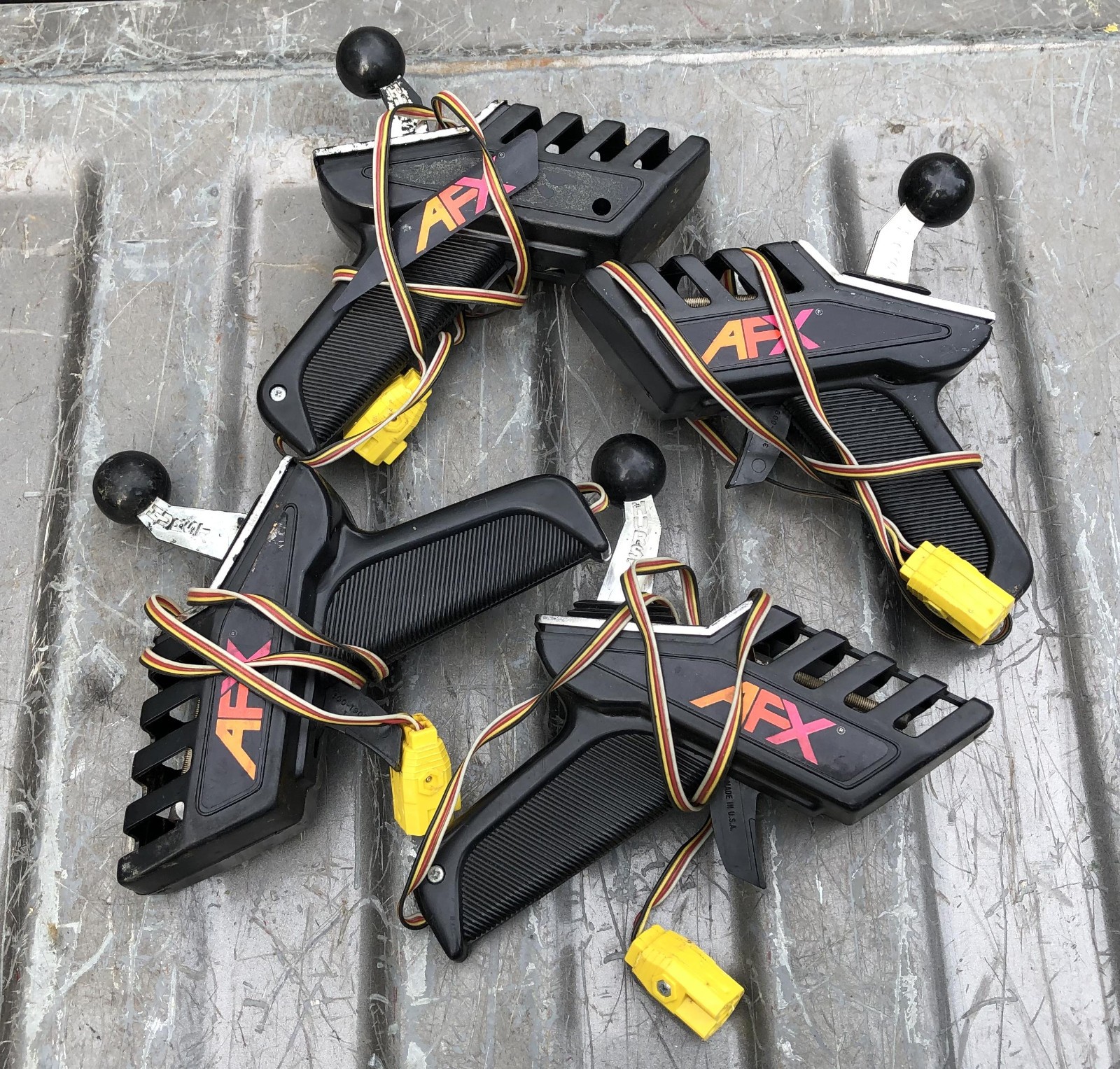 Aurora AFX Speed Shifter Controllers Lot of 4 vintage slot car racing hurst drag