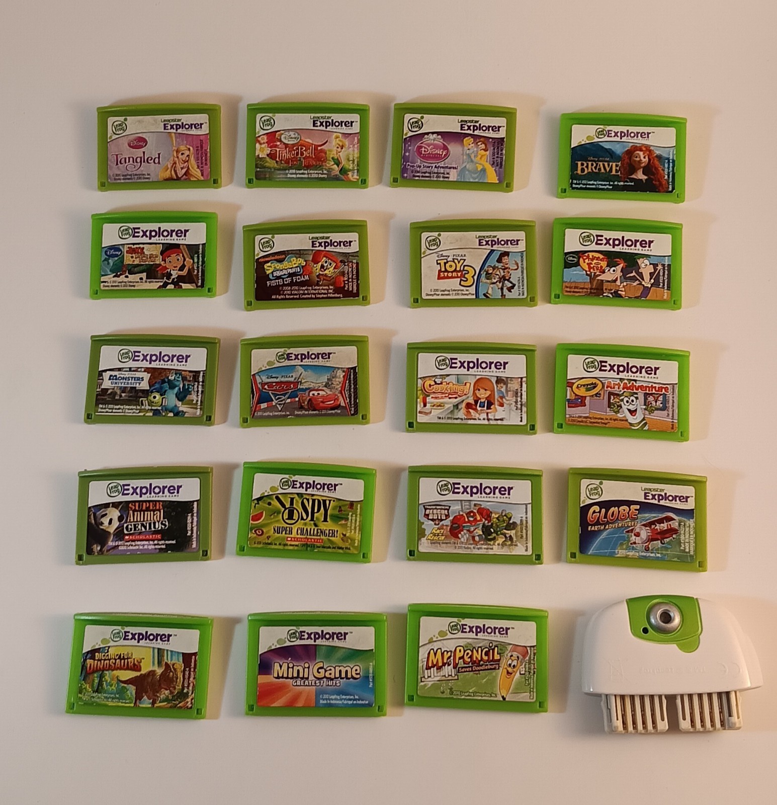 (19) LeapFrog Explorer Games Bundle With Camera (*Untested)