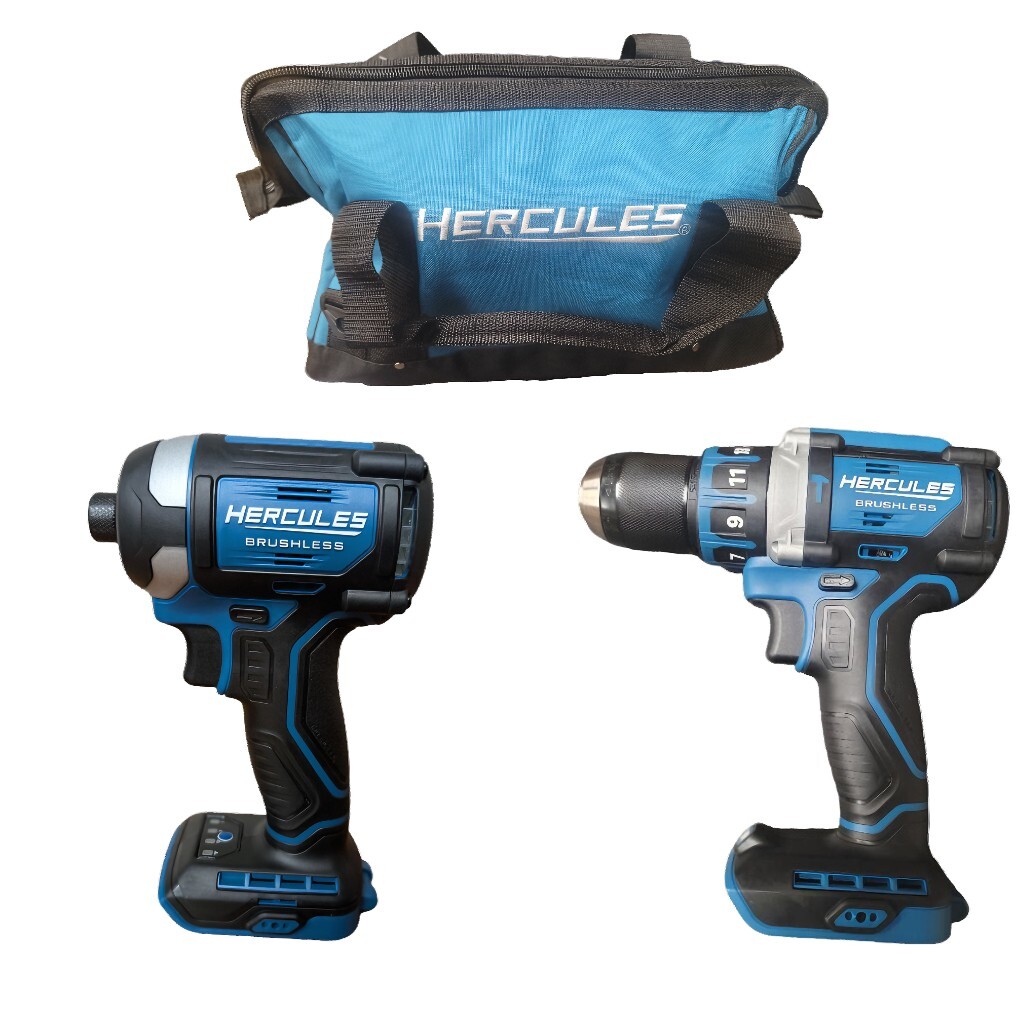 20V Brushless Cordless, 1/4 in. Compact Impact Driver & 1/2 in. Compact Hammer