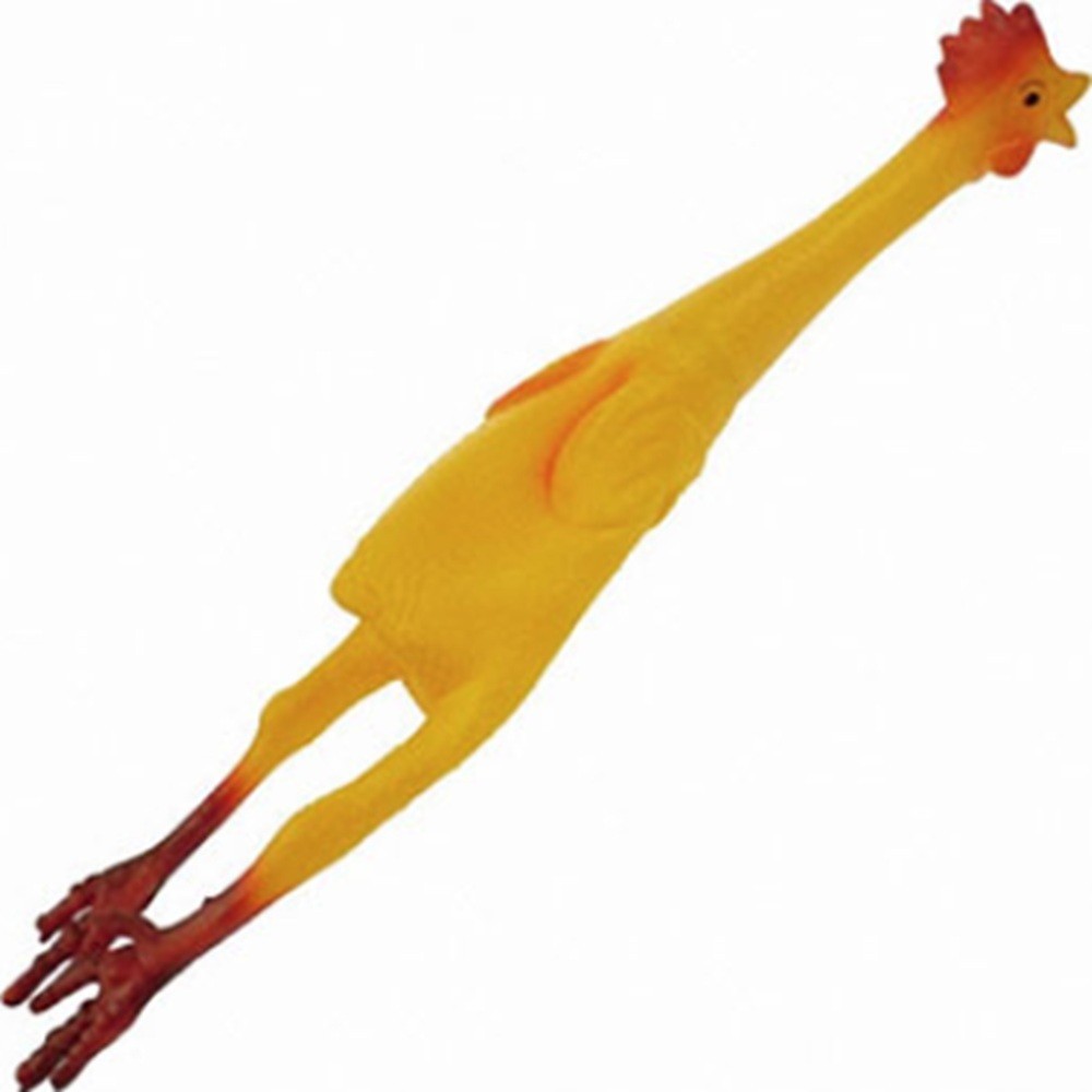 23-in FAKE RUBBER CHICKEN Comedy Classic Clown Prop Party Gag Magic Joke Novelty