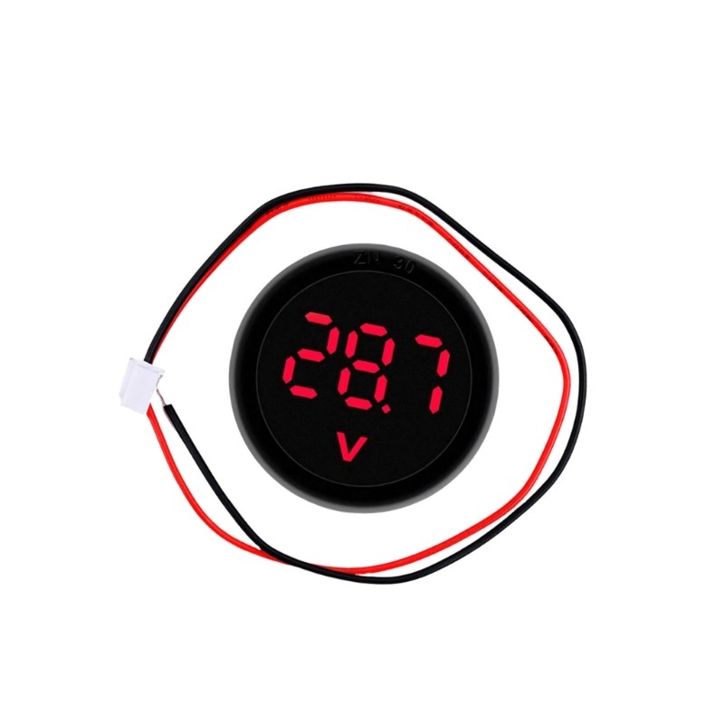 2 Wire Round Display Voltmeter For Electrical Testing And Industrial