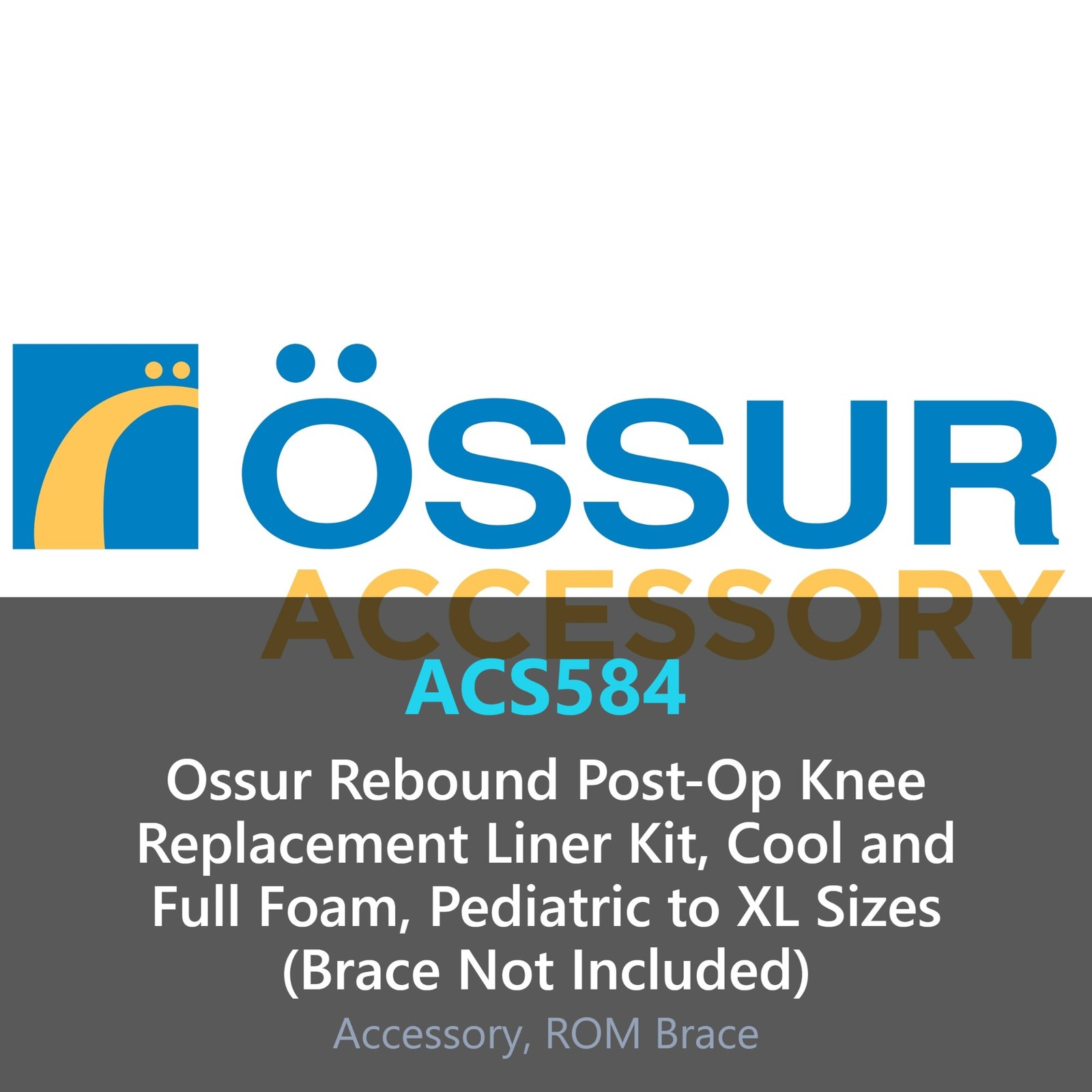 Ossur Rebound Post-Op Knee Softgoods (Brace Not Included)