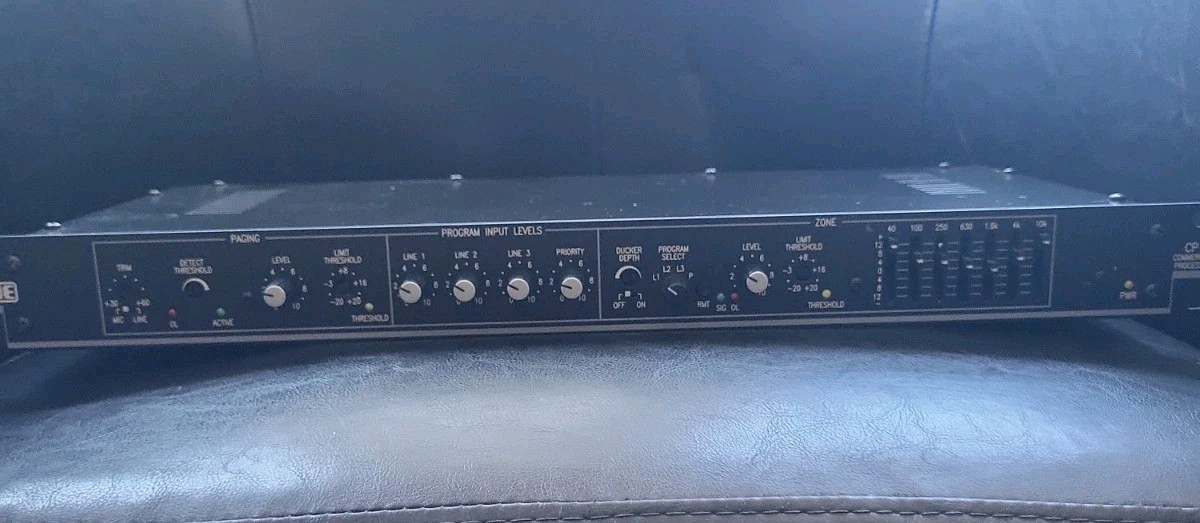 Rane CP 52 Commercial Processor - Untested No Power Supply