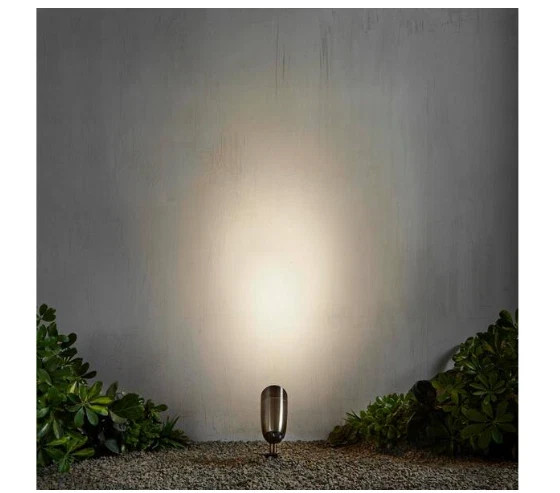 Commercial Electric 350 Lumen Low Voltage GunMetal Brass LED Spotlight