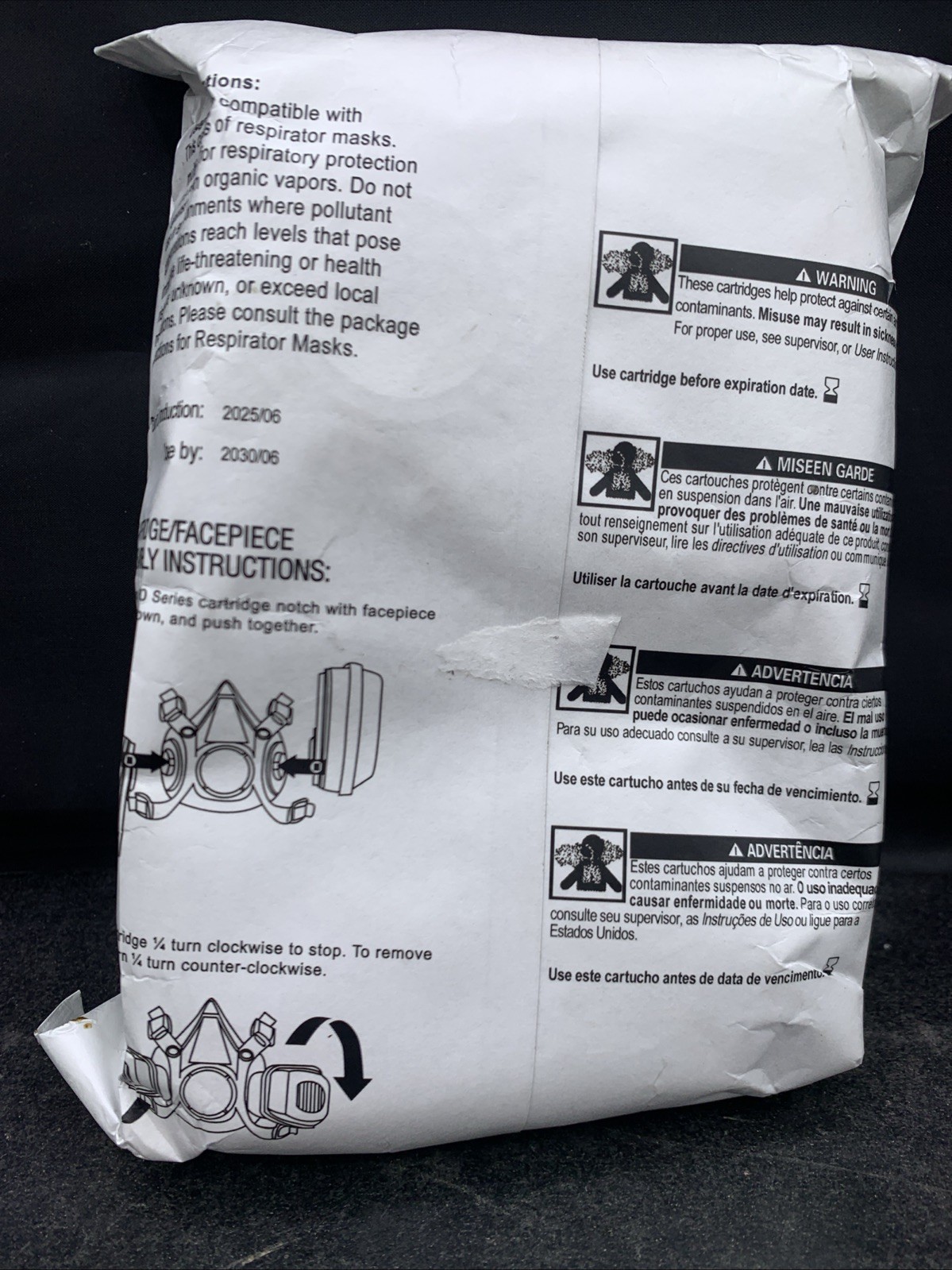 60921 Organic Vapor Filter - 2 Pack