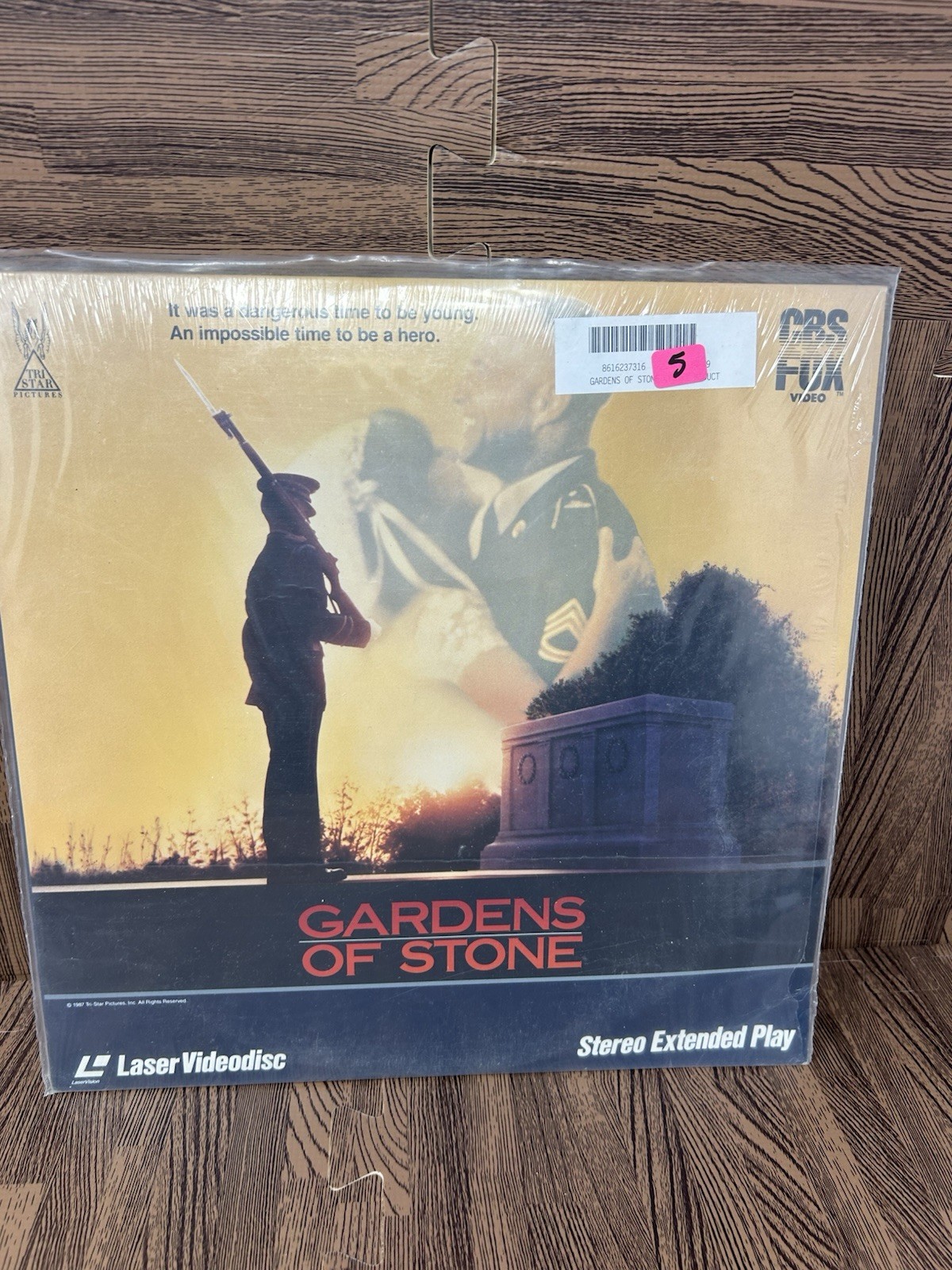 "Gardens of Stone" Extended Play Laserdisc LD - James Caan Sealed