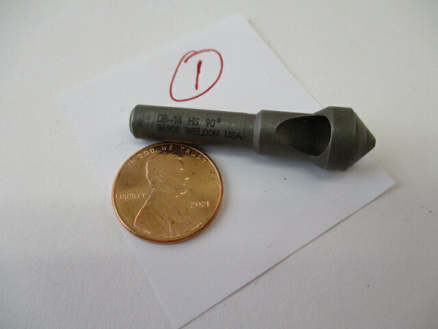 WELDON Countersink # DB-14 x 90° Degree # 36908 Deburring Tool Chamfer Sharp EC