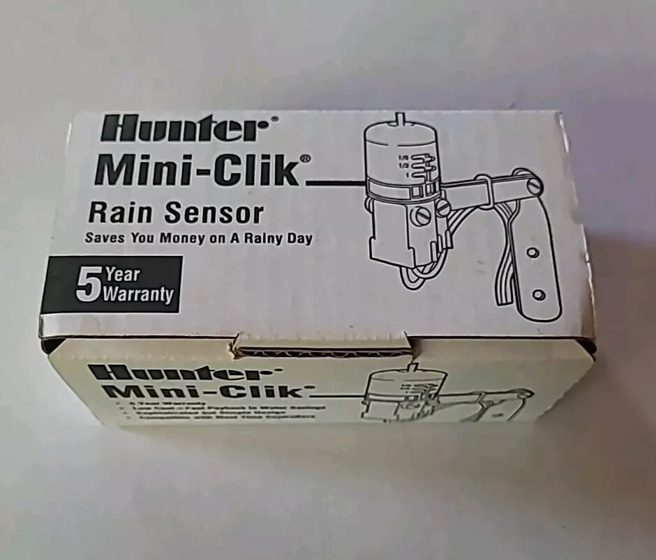 Hunter Mini Clik Rain Sensor Shutoff For Automatic Irrigation Systems NEW B1-A15