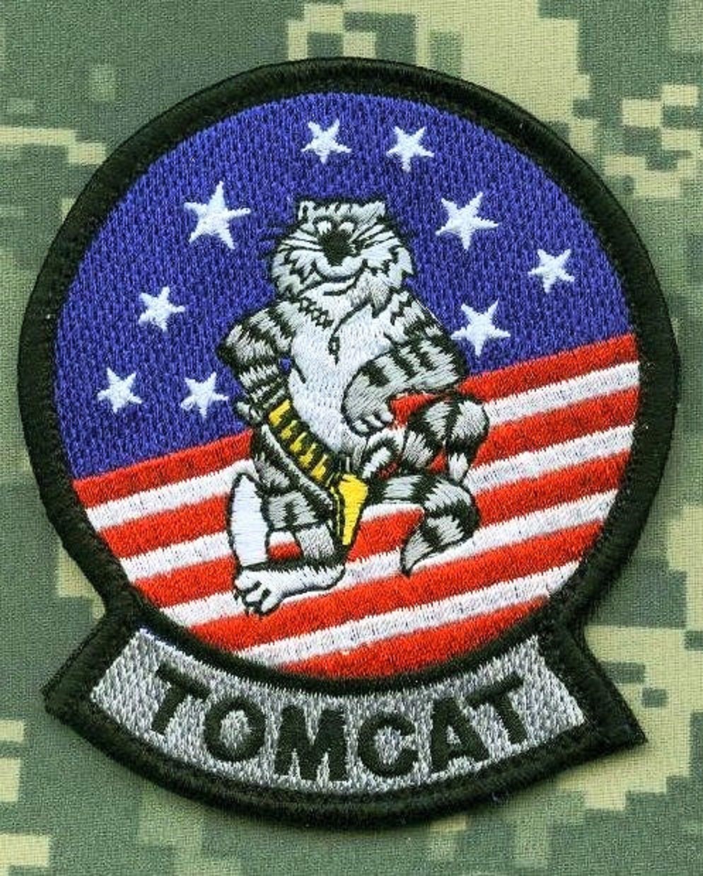 ORIGINAL TOP GUN TOPGUN AVIATOR FLIGHT SUIT F-14 TOMCAT vêlkrö INSIGNIA PATCH