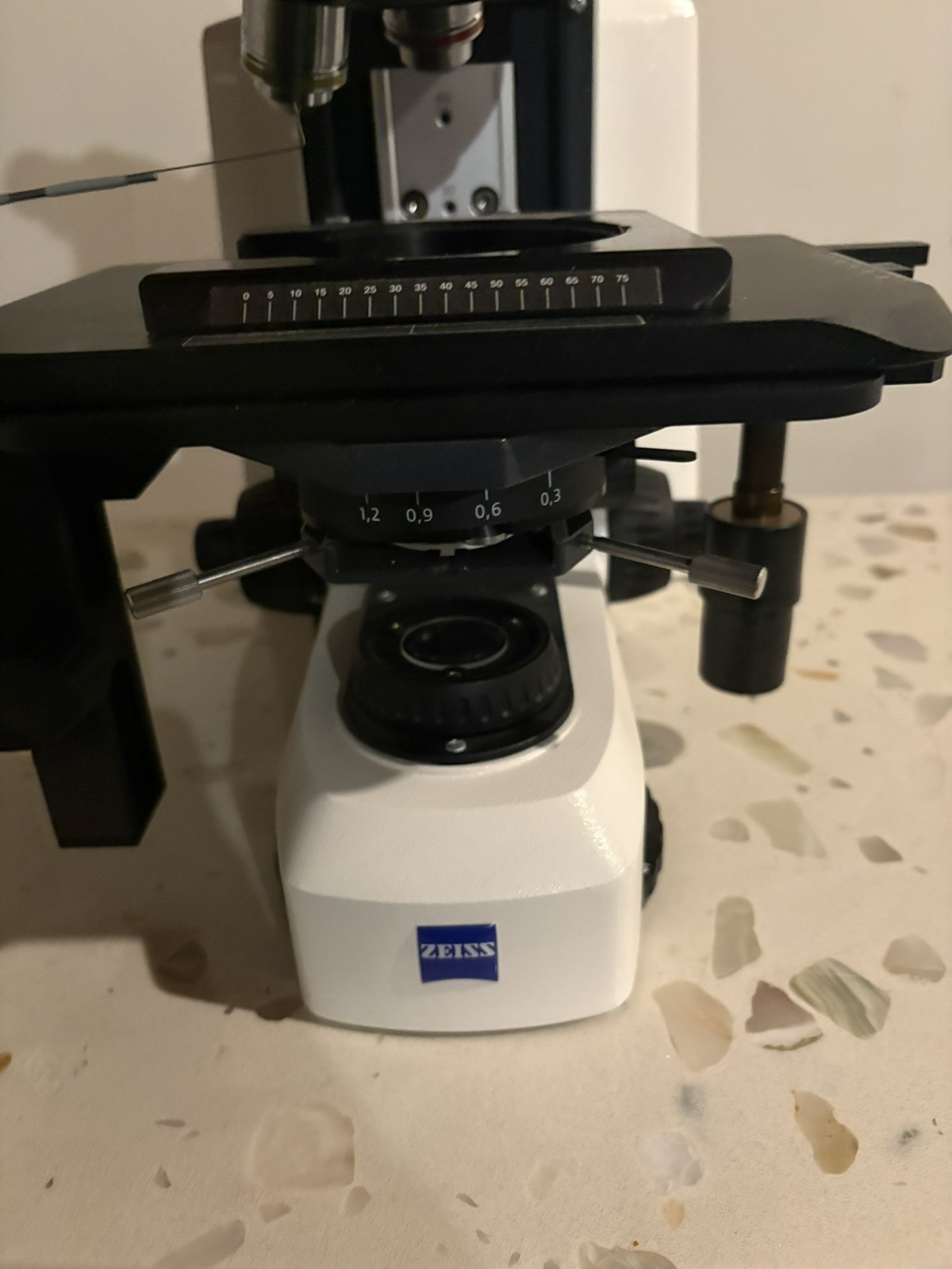 Zeiss AX10 Inverted Microscope - For Parts, includes 2 A-Plan objectives