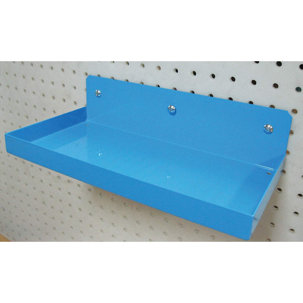 GRAINGER APPROVED 6YB63 Pegboard Shelf Tray,6 in L, PK 5