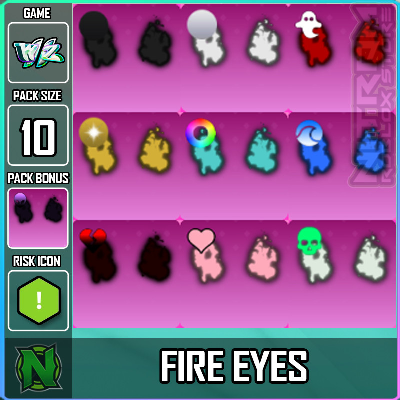 World Zero WZ - 10 PACK - FIRE EYES - PACK BONUS: DEC0DE