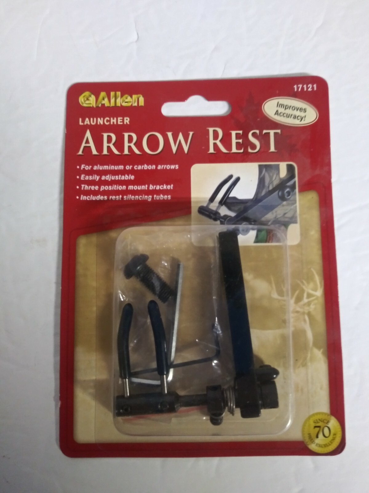 New Allen Launcher Arrow Rest Model #17121 Three position mount bracket (T)...
