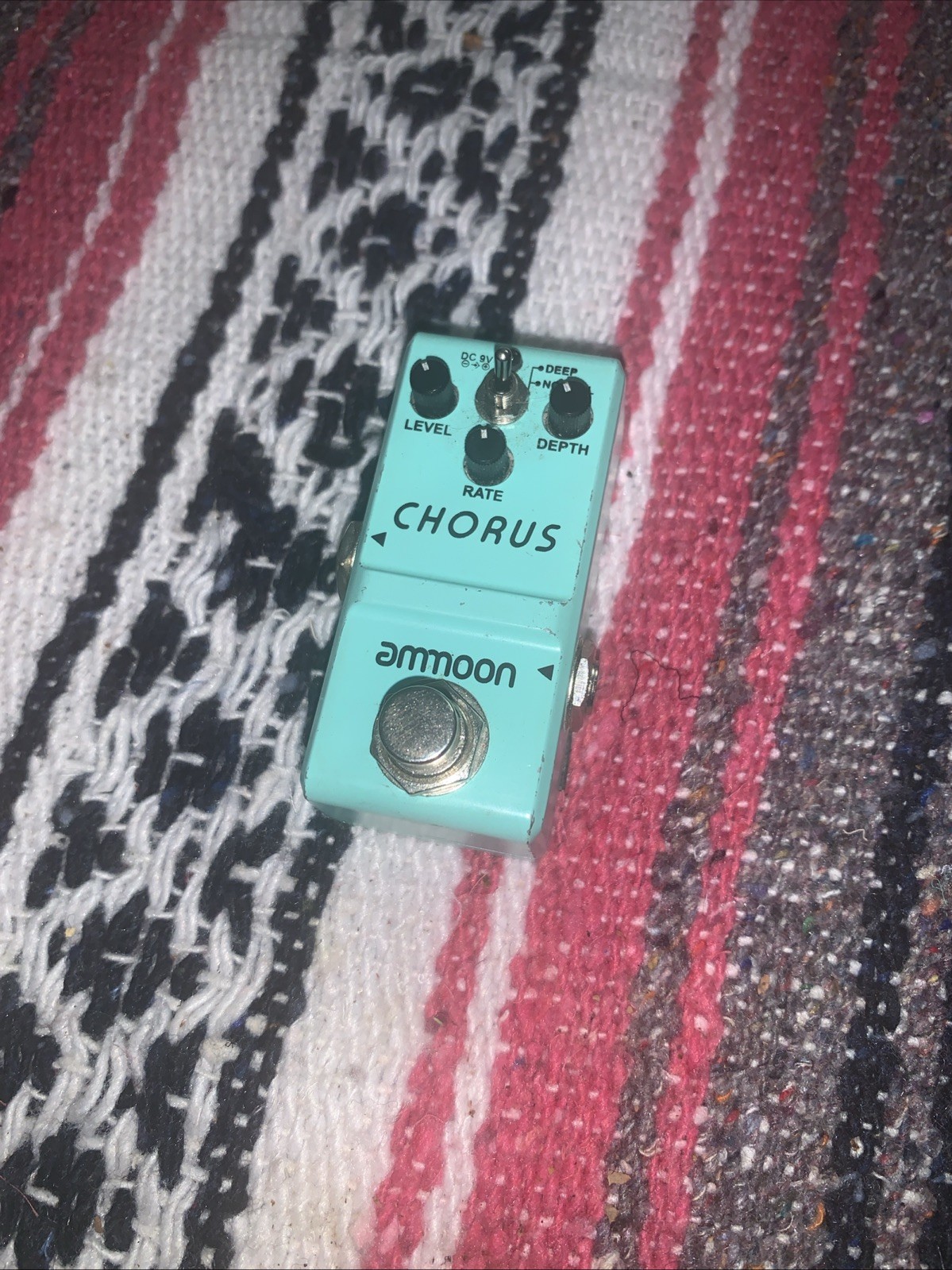 ammoon Guitar Effect Pedal Analog Chorus True Bypass Aluminum Alloy Shell X7O9