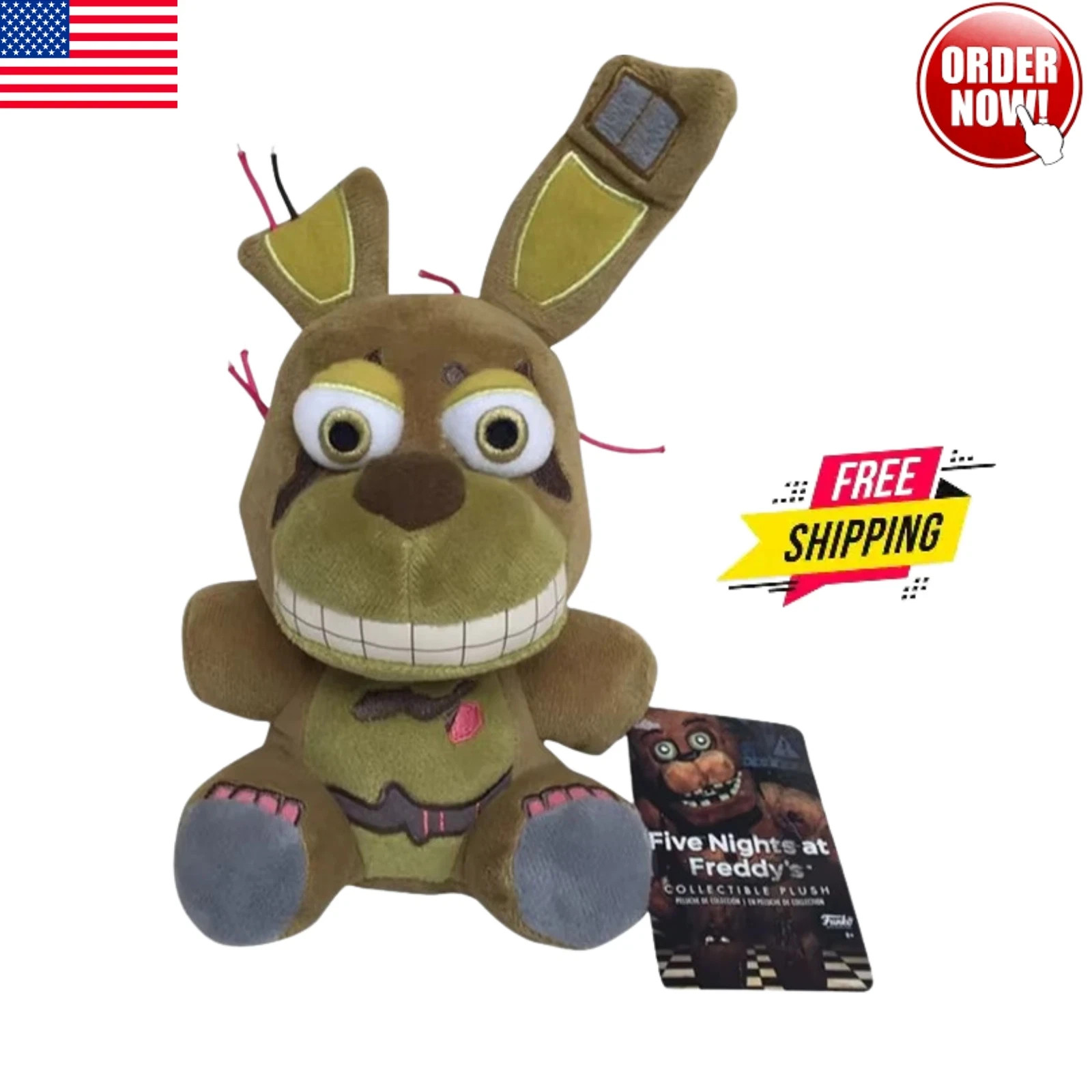 FNAF Five Nights At Freddy's Plush Toy SpringTrap FUNKO Stuffed Dolls Toy Gifts