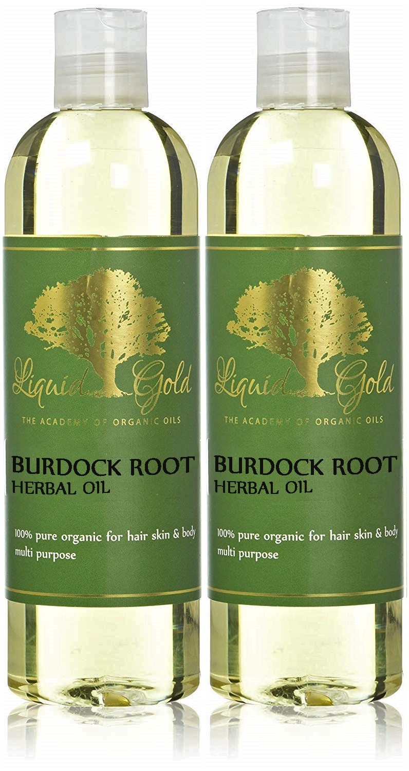 Premium Liquid Gold Burdock Root Oil 100% Pure Organic Natural Skin Hair Health