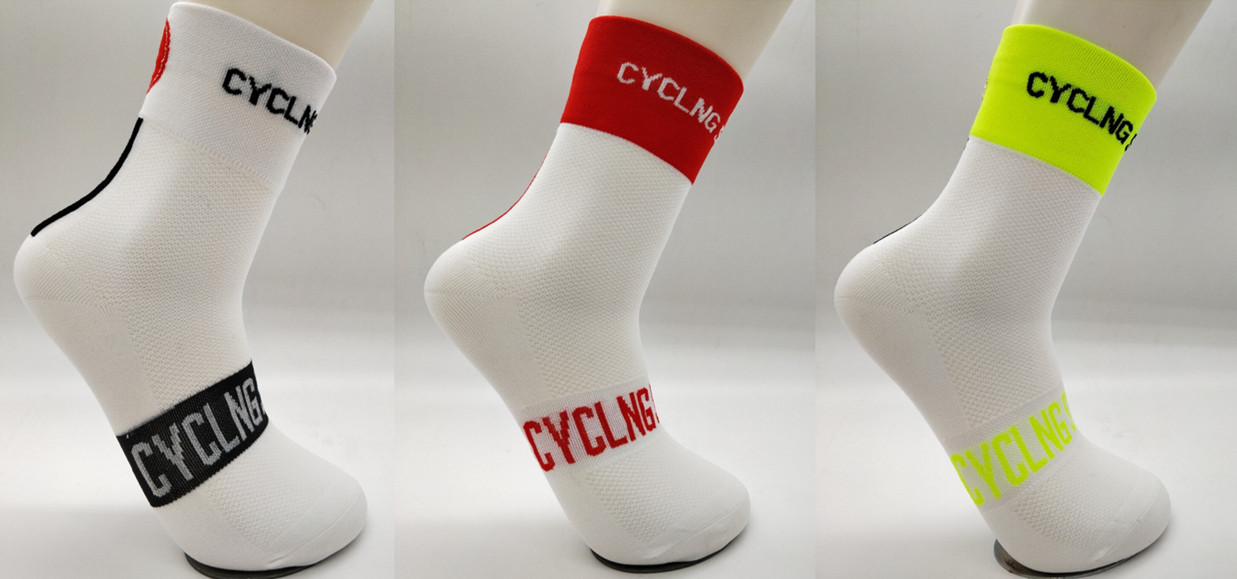 Cycling Socks Bike Racing Riding Tri MTB Pro Cycling Star Team Long Bike Socks
