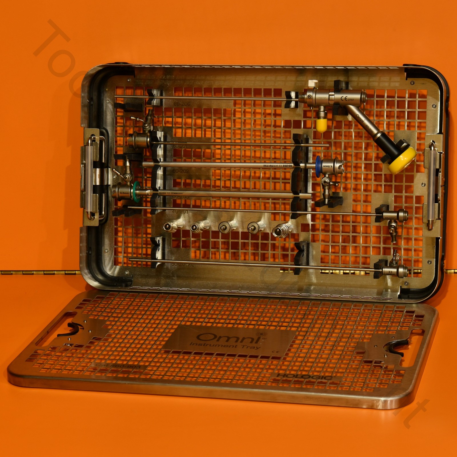 Hologic Omni 60-200 Hysteroscope Set in a Tray