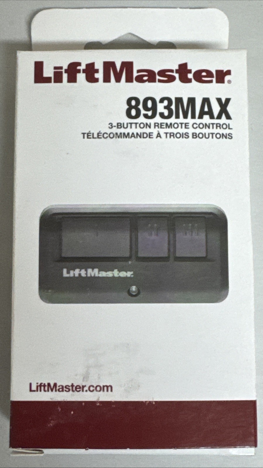 NEW 893MAX LiftMaster Chamberlain Garage Door Opener Remote Genuine OEM