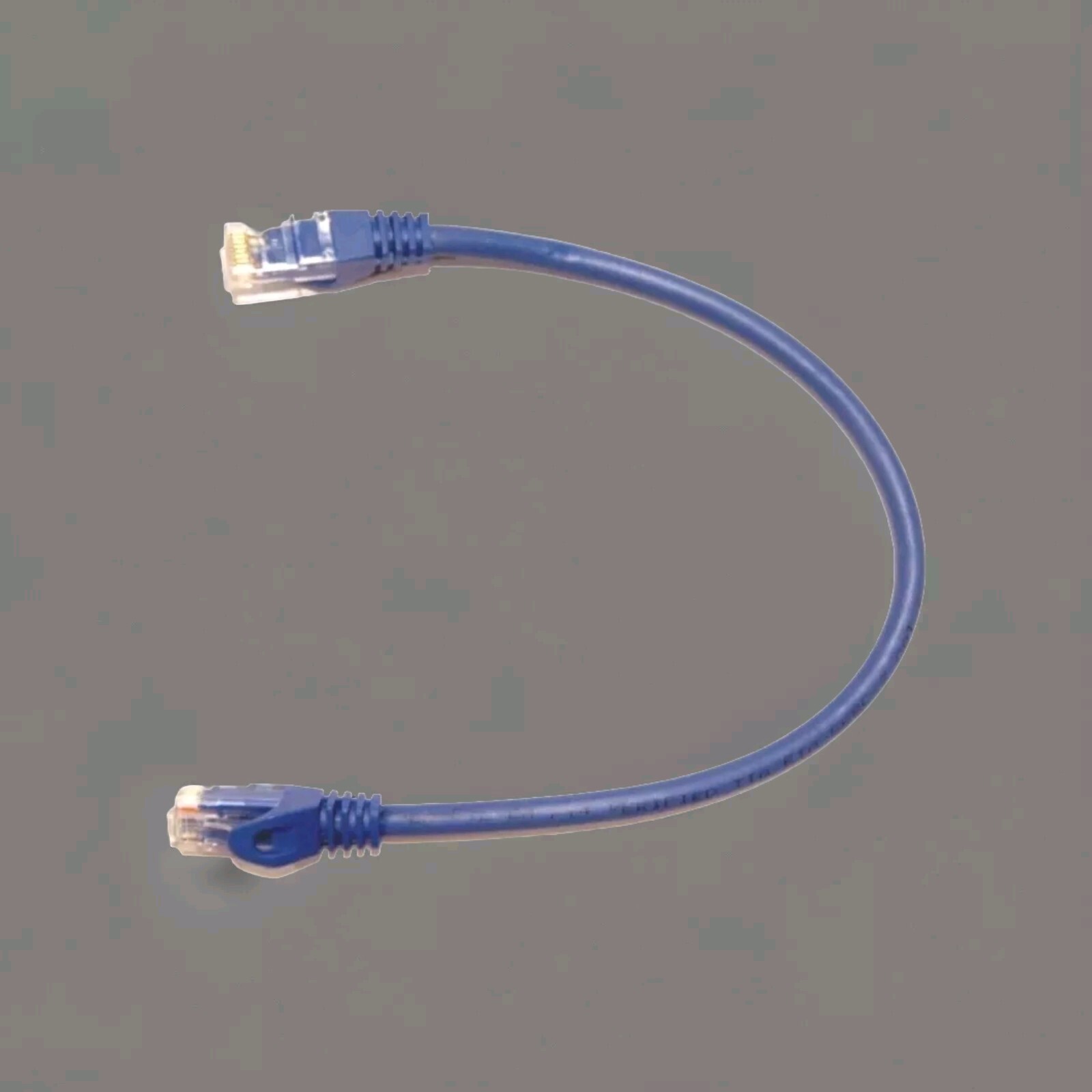 Snagless Cat6 Cat 6  Blue Ethernet 1' 1 foot ft. Short Cord Patch Cable