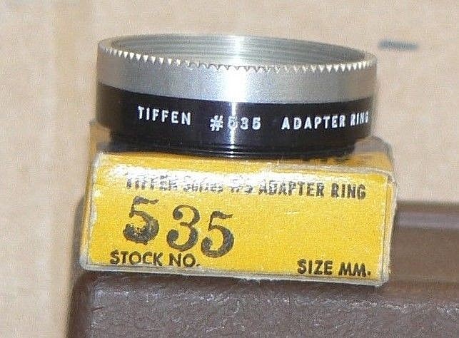 Tiffen Series 5, #535 Screw-On Lens Adapter w/Retaining Ring