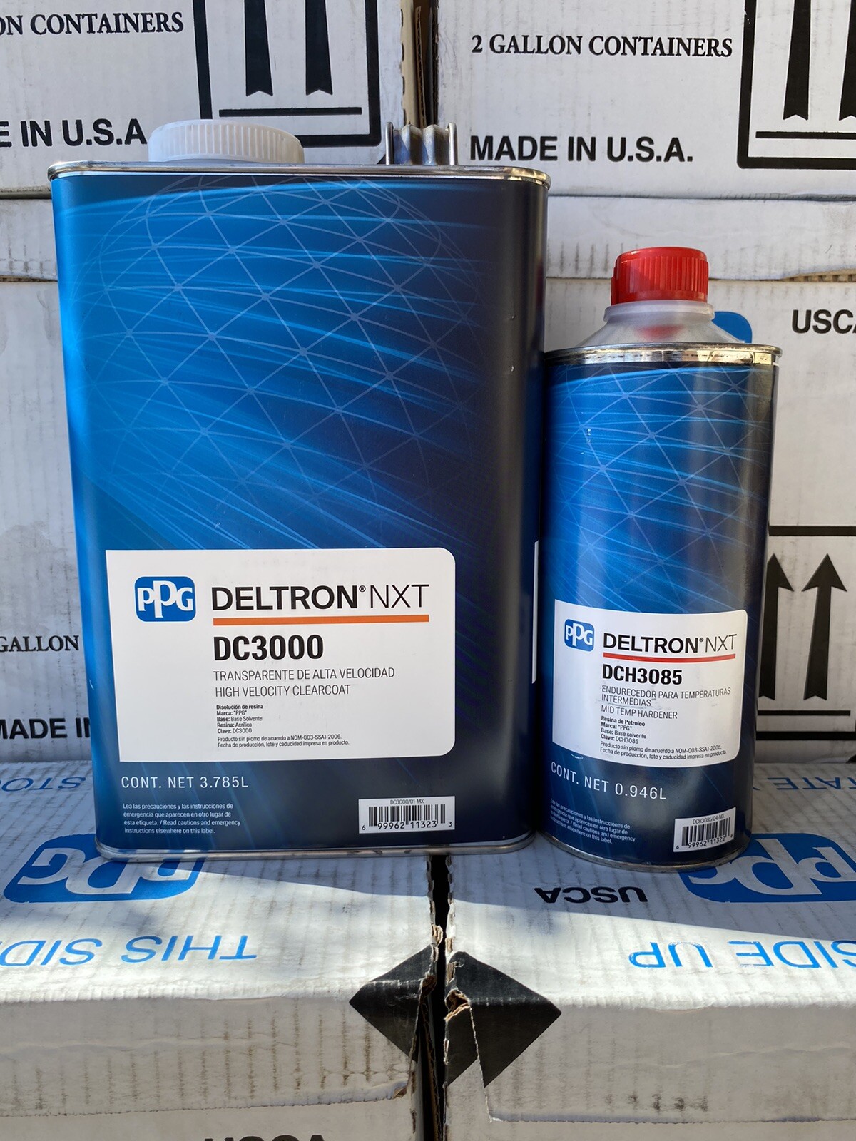 Ppg 1 Gal Dc3000, High Velocity Clearcoat, Dch3085 1 Qt Mid FREE SHIPPING!!!