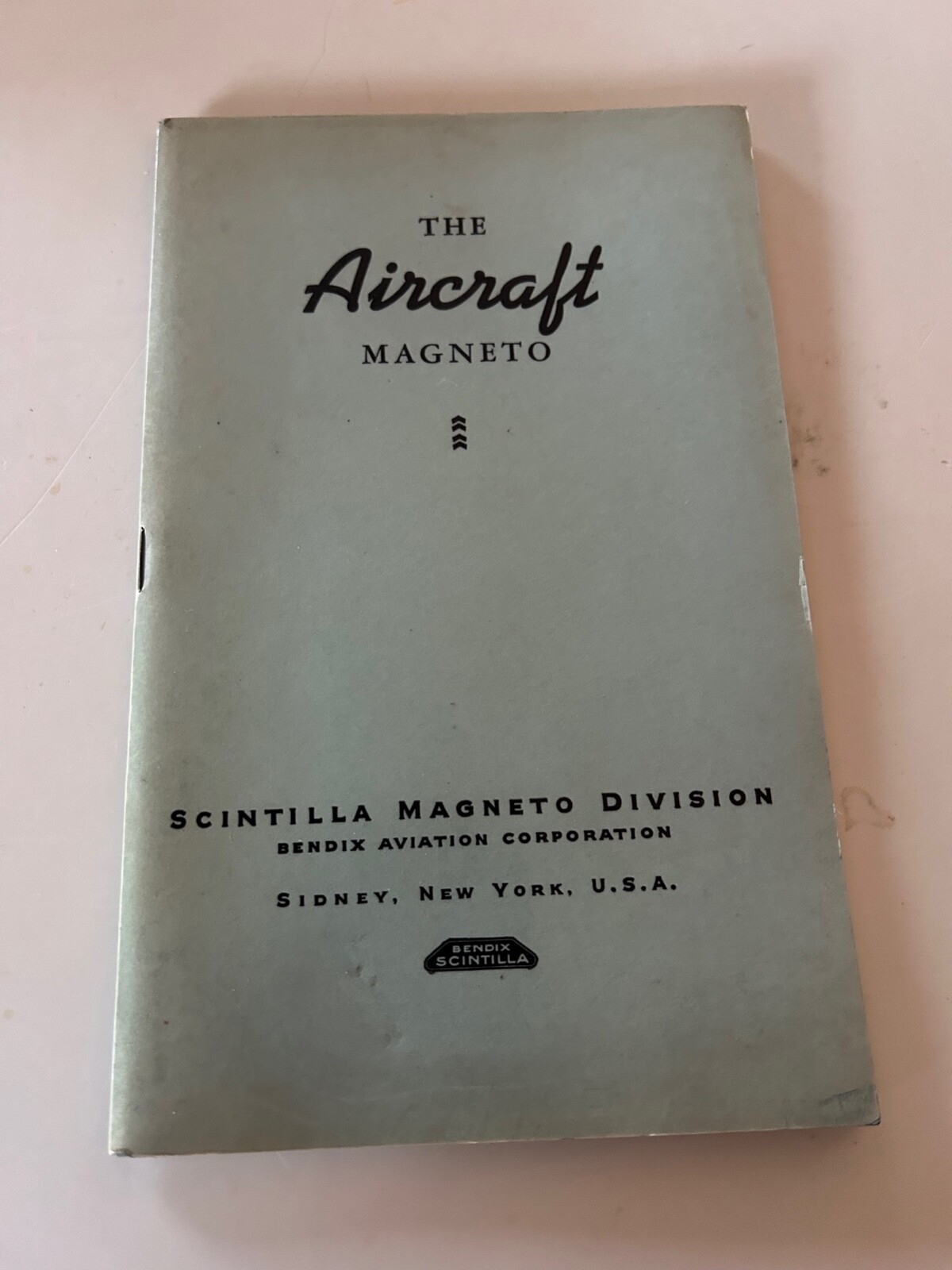 The Aircraft Magneto booklet by Scintilla Magneto Division 1942