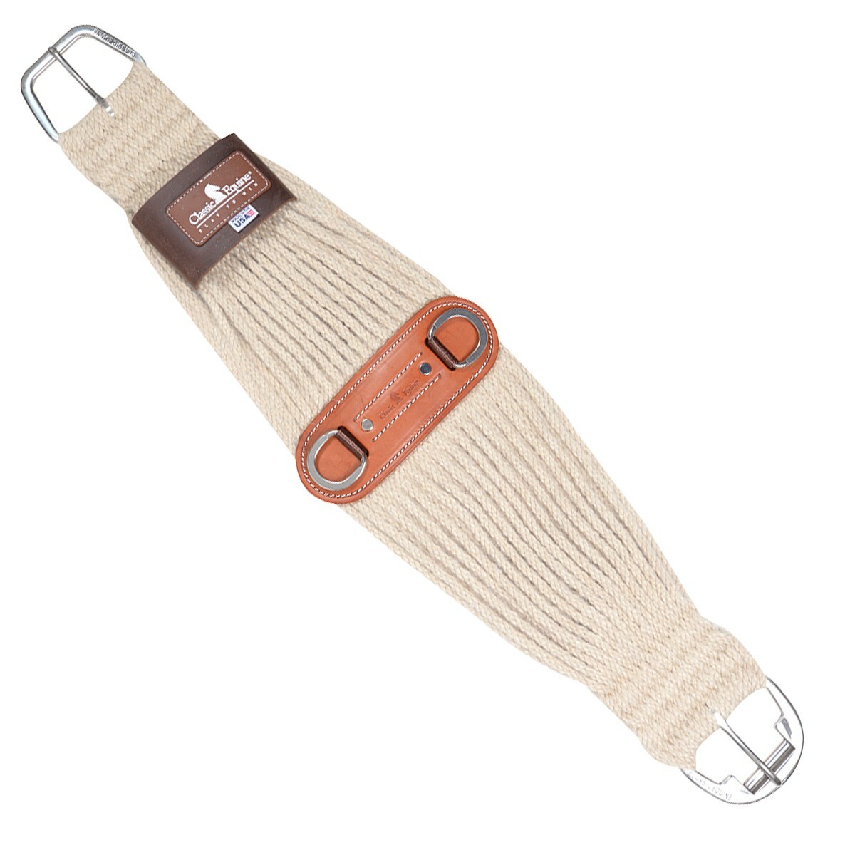 Classic Equine 100% Mohair 27-Strand Western Roper Cinch