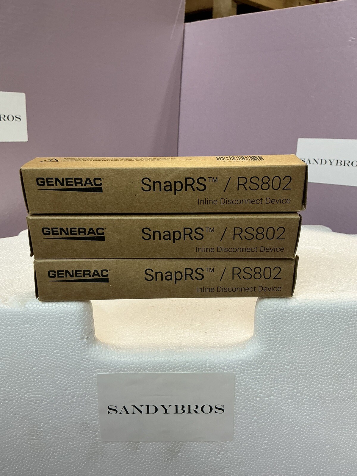 Generac - SnapRS- RS802 Inline Disconnect Device LOT OF 3