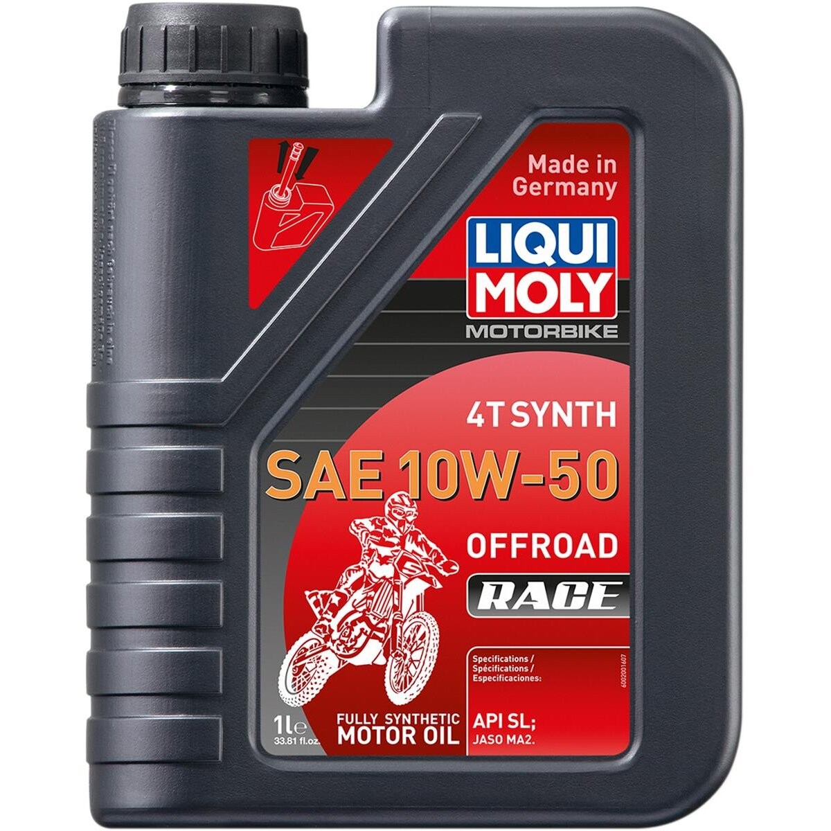 Liqui Moly 10W50 4T Synthetic Street Race Motor Oil - 20078