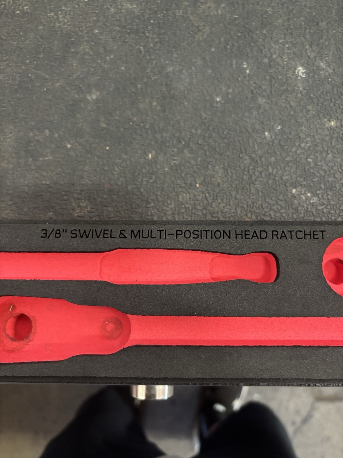 Snap In Tools FM203RT0280B 3/8” Ratchet Foam Tool Organizer